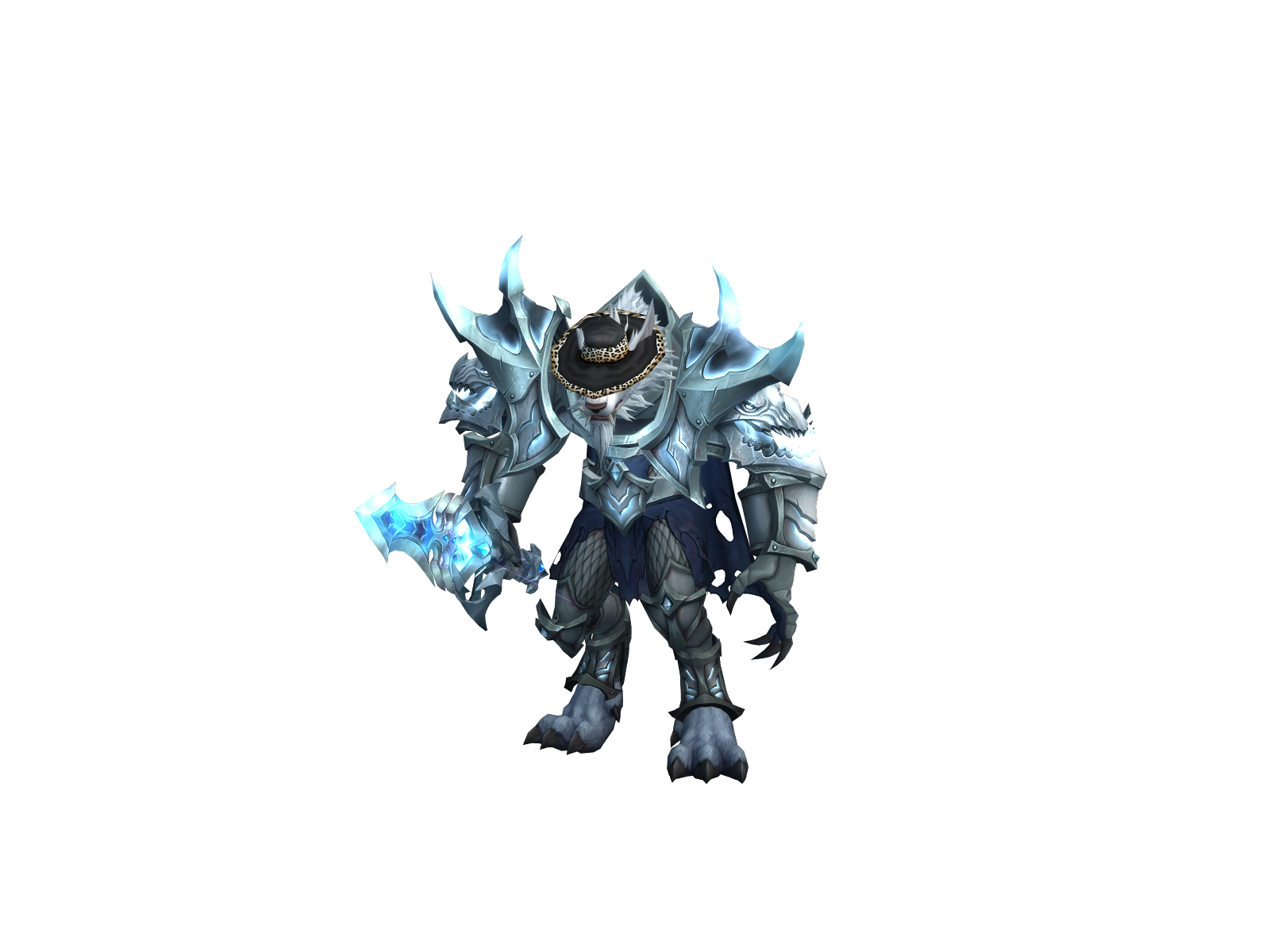Deathlybark 3D character render