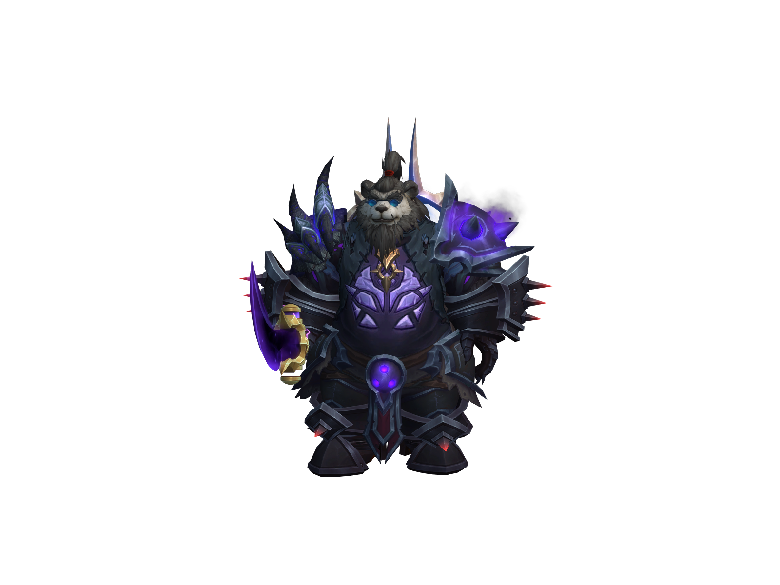Puffywarr 3D character render