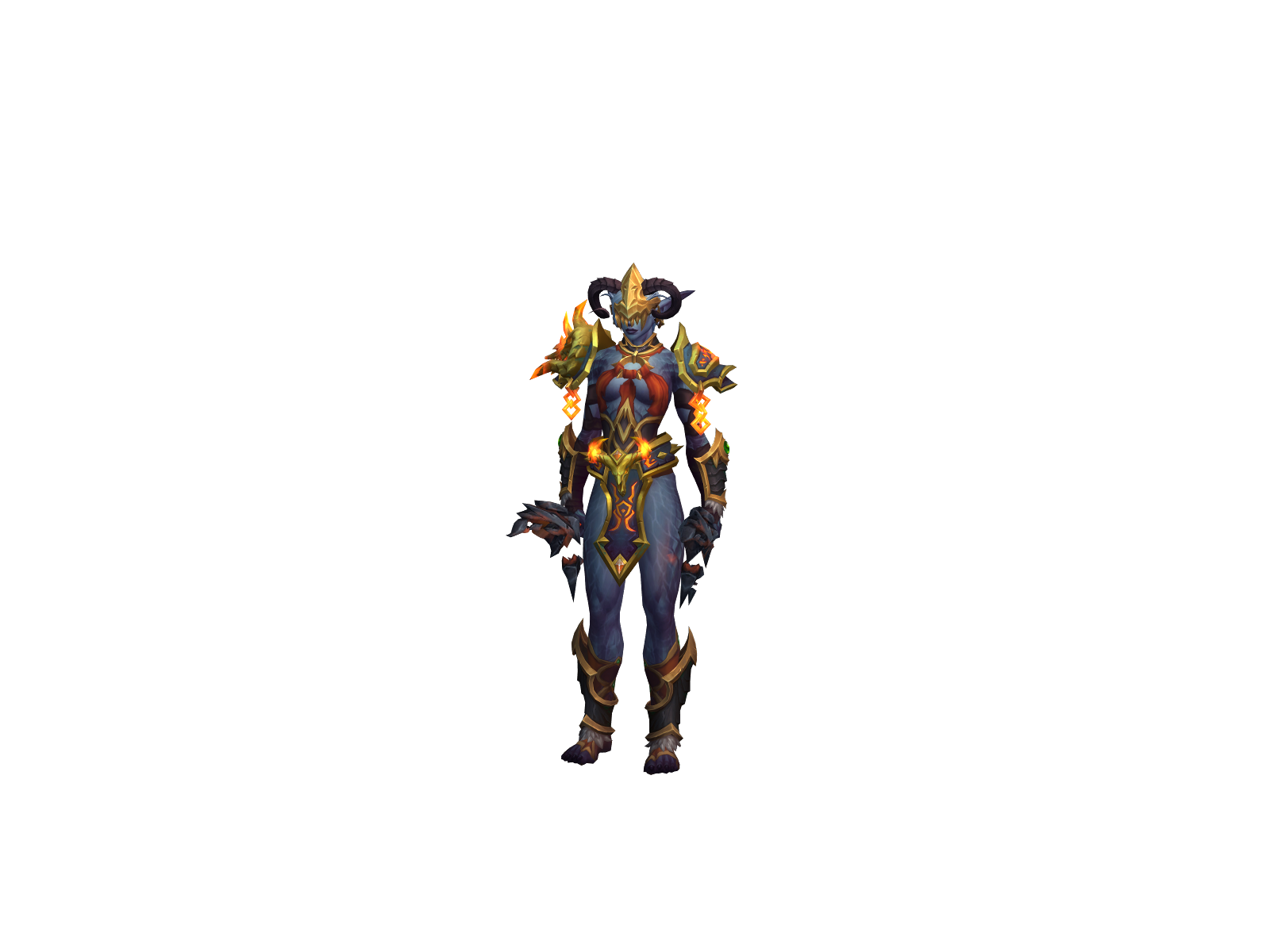 Meldehar 3D character render