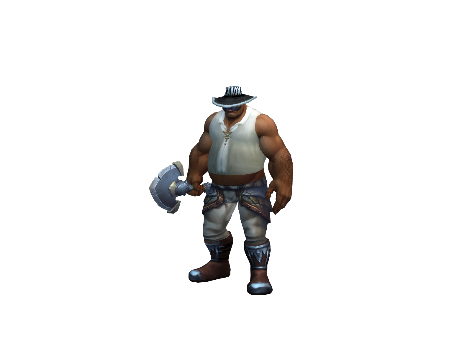 Dunnab 3D character render