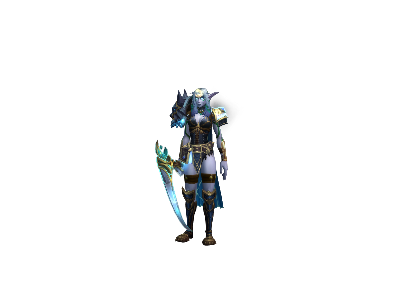 Ithilene 3D character render