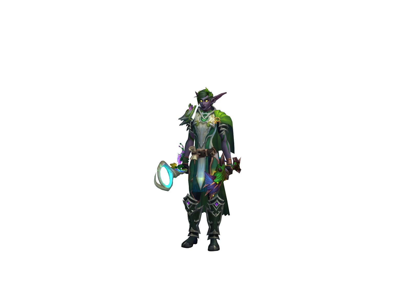 Procedural 3D character render