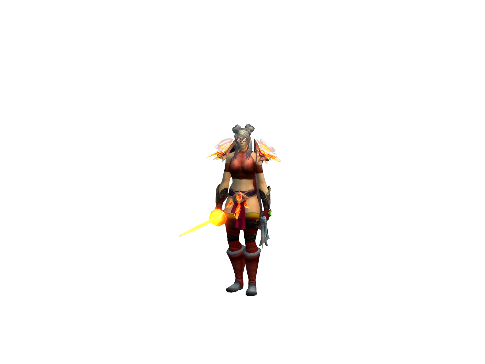 Bunnypea 3D character render