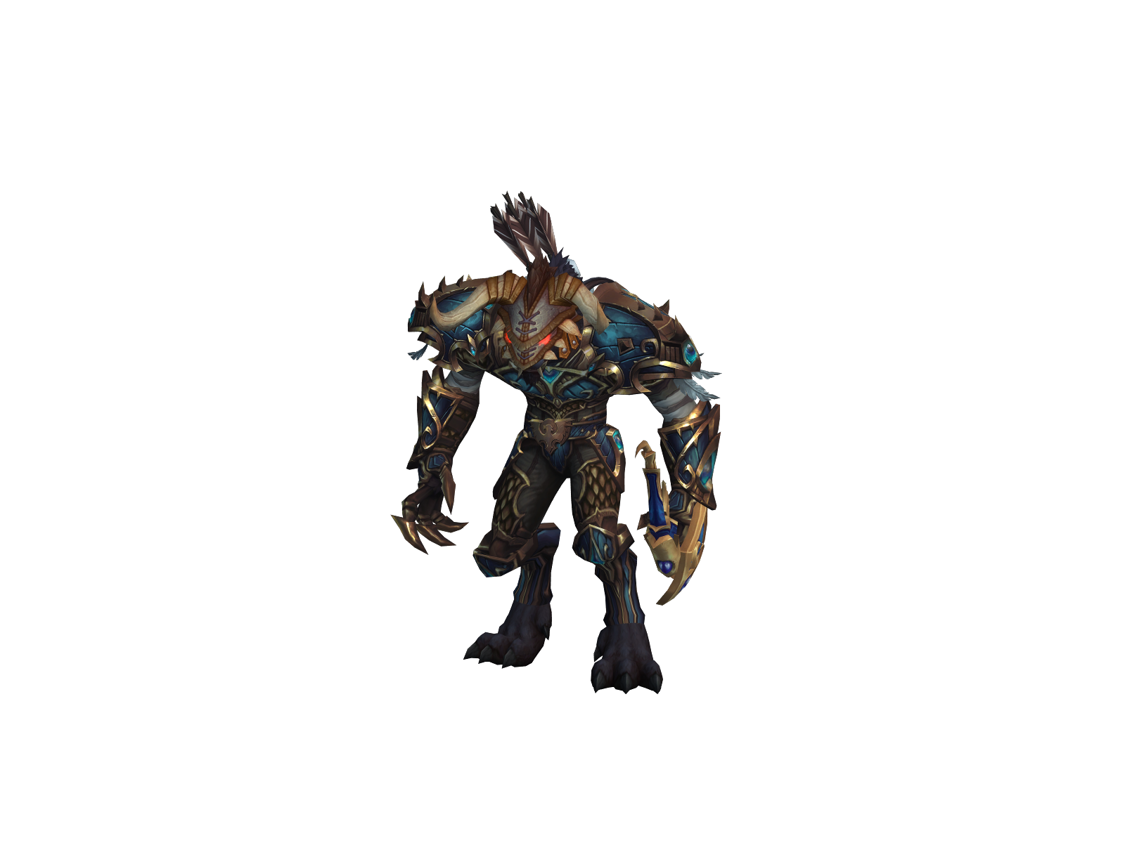 Uglymuff 3D character render