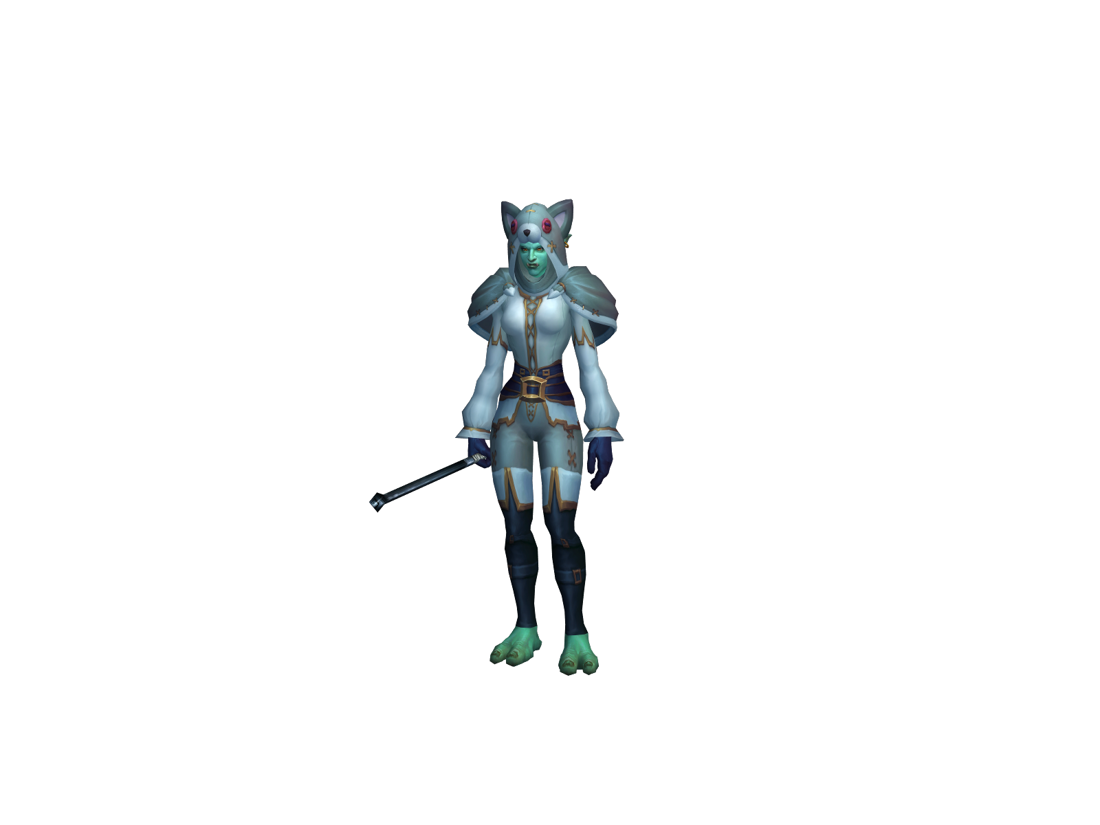 Tirnele 3D character render
