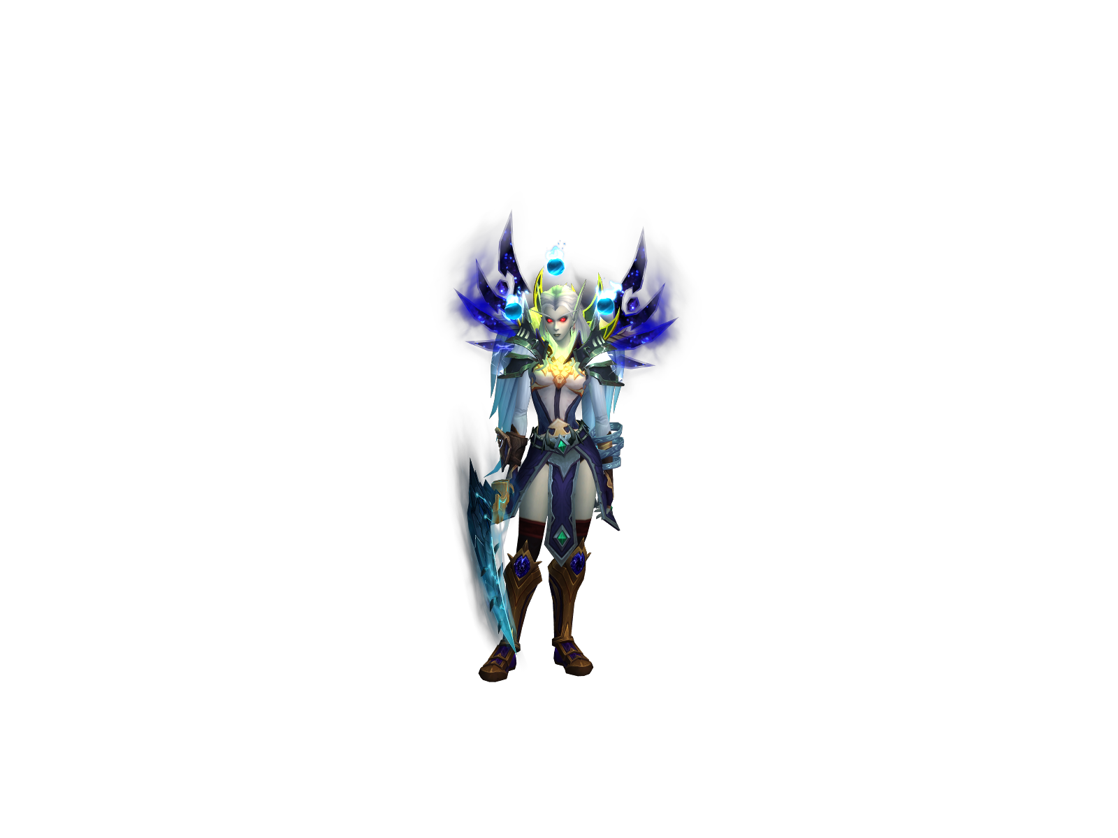 Zyansara 3D character render