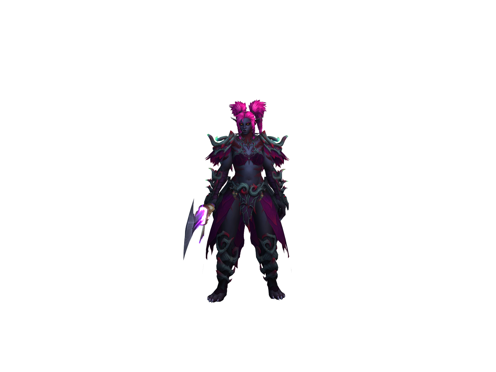 Evellyria 3D character render
