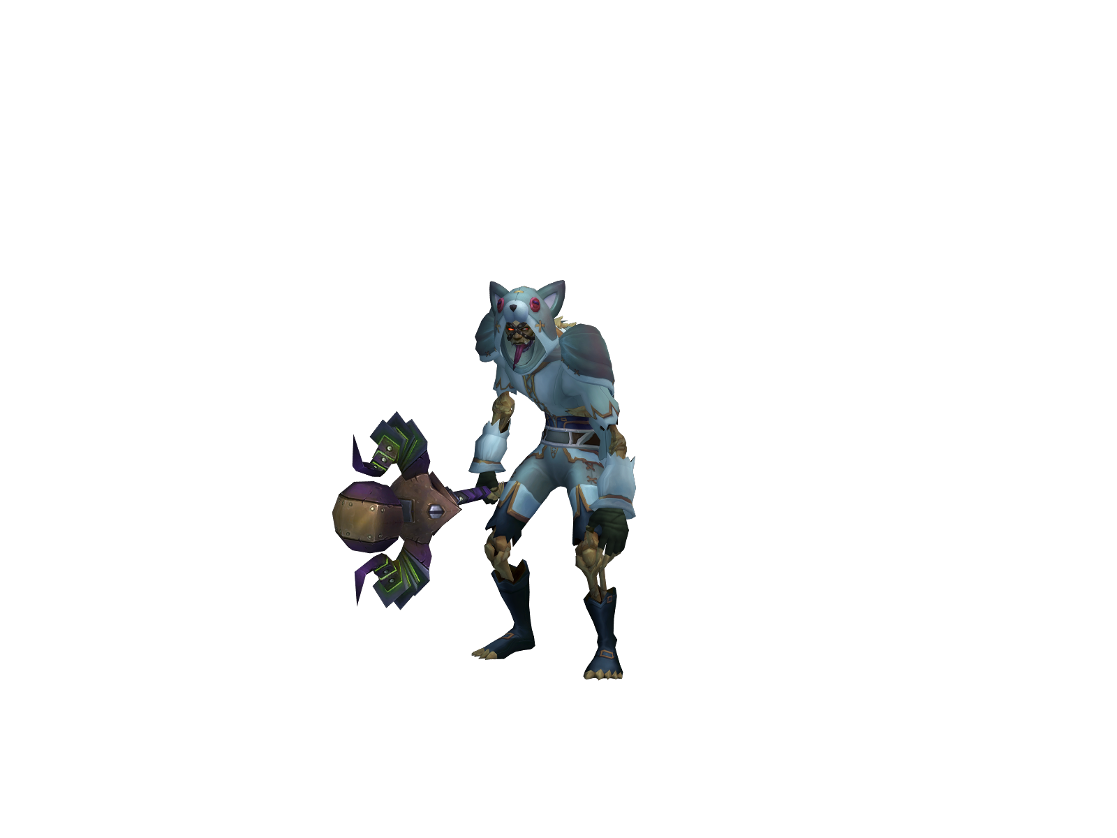 Goonpooner 3D character render