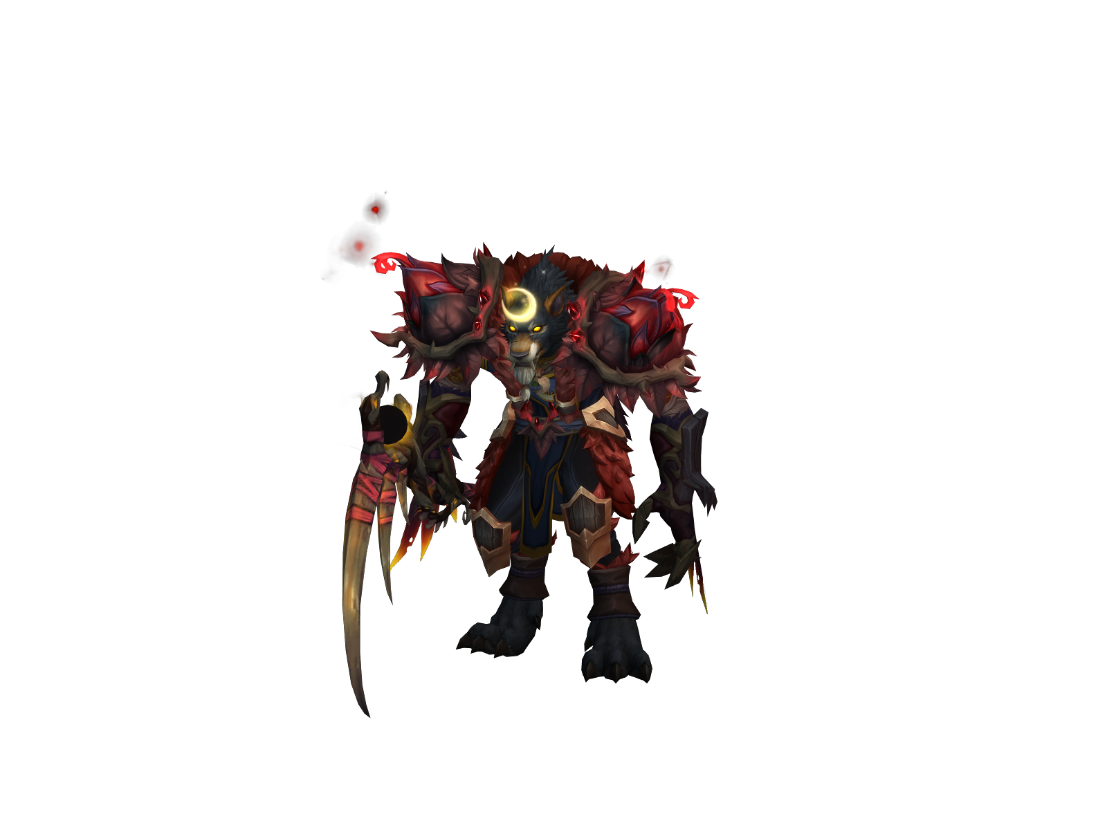 Monèth 3D character render