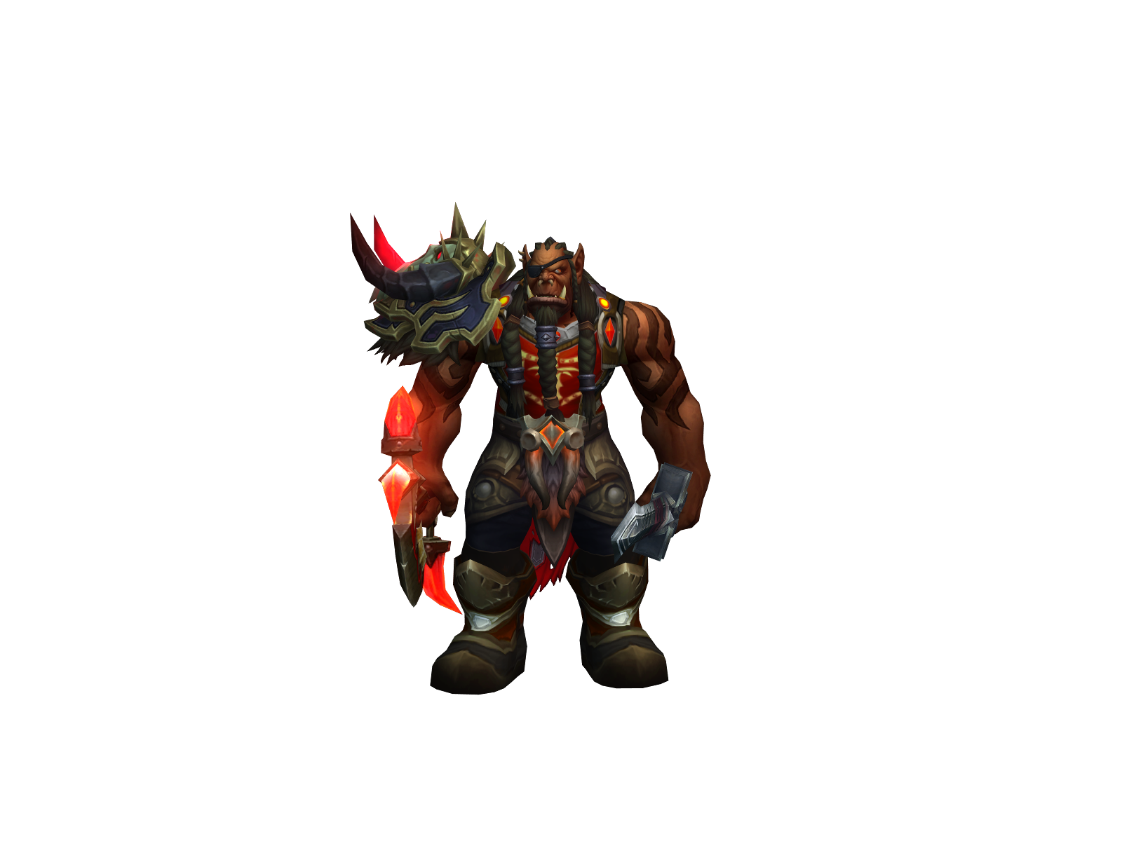 Skrow 3D character render