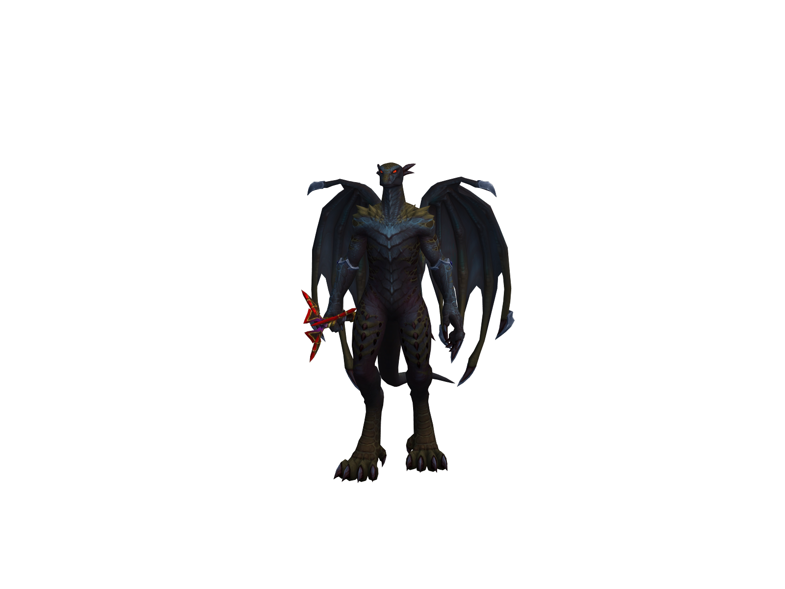 Fluffelss 3D character render