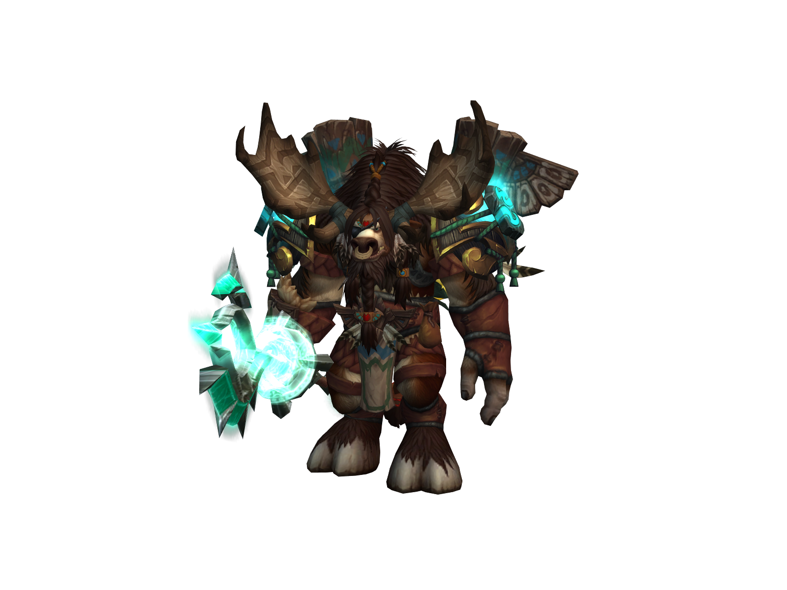 Hjorthorn 3D character render