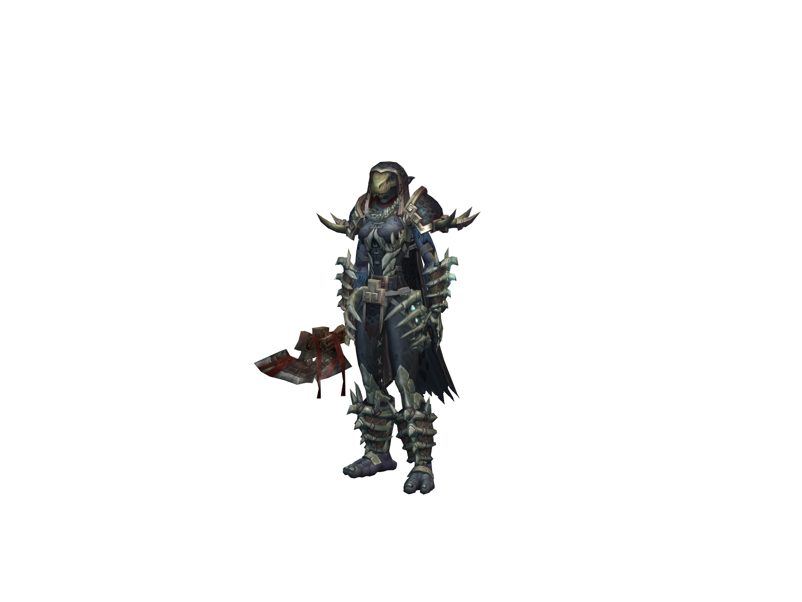 Saura 3D character render