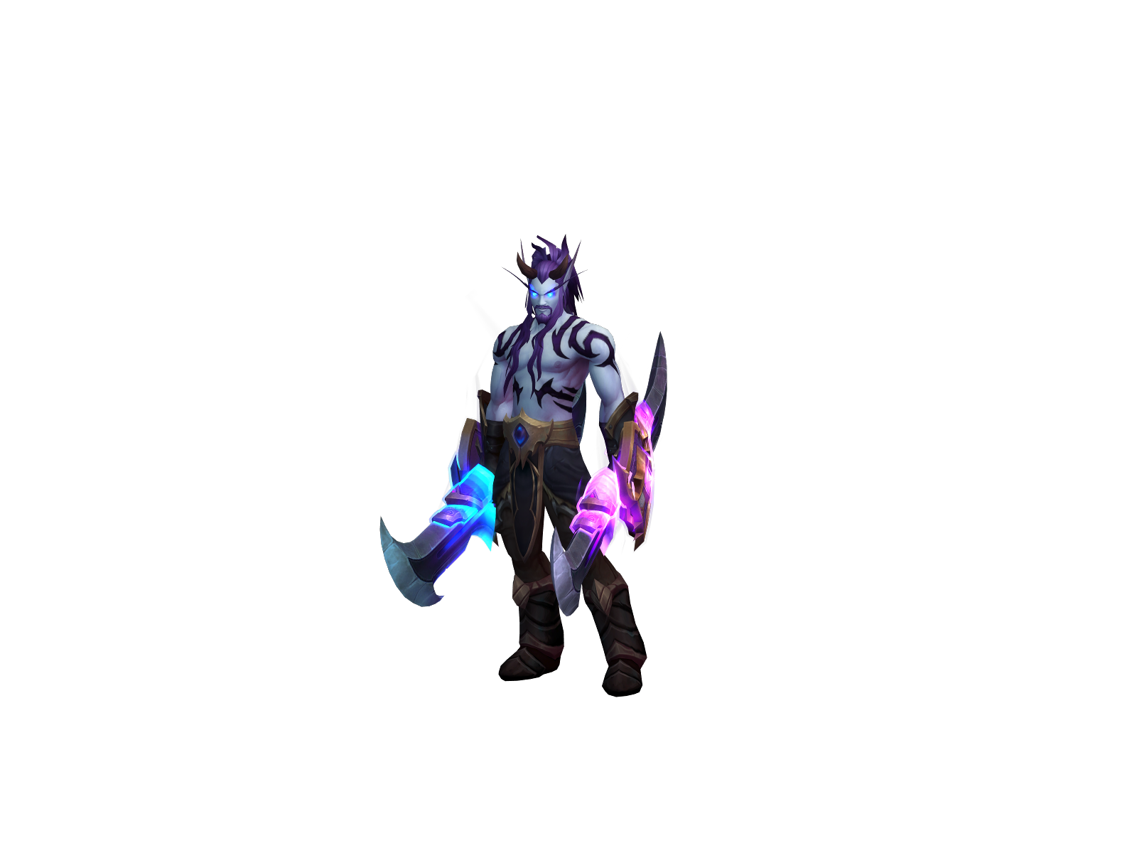 Warglaives 3D character render