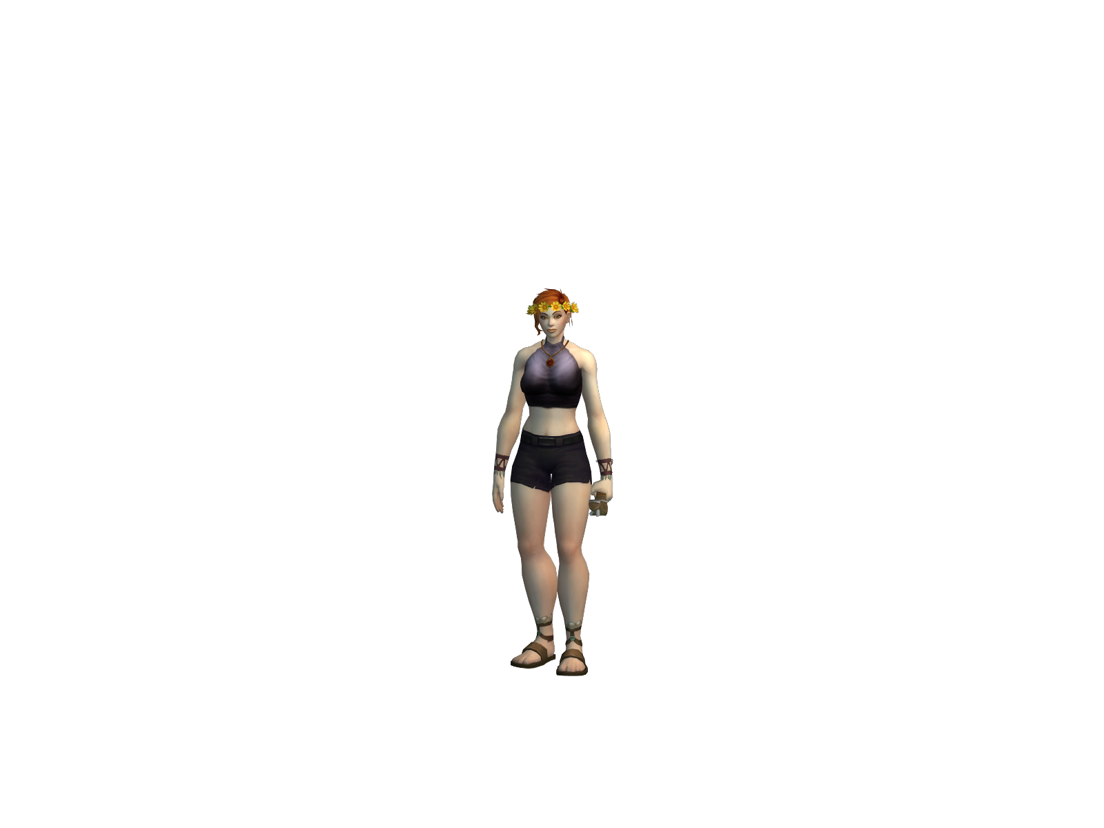 Aleesh 3D character render
