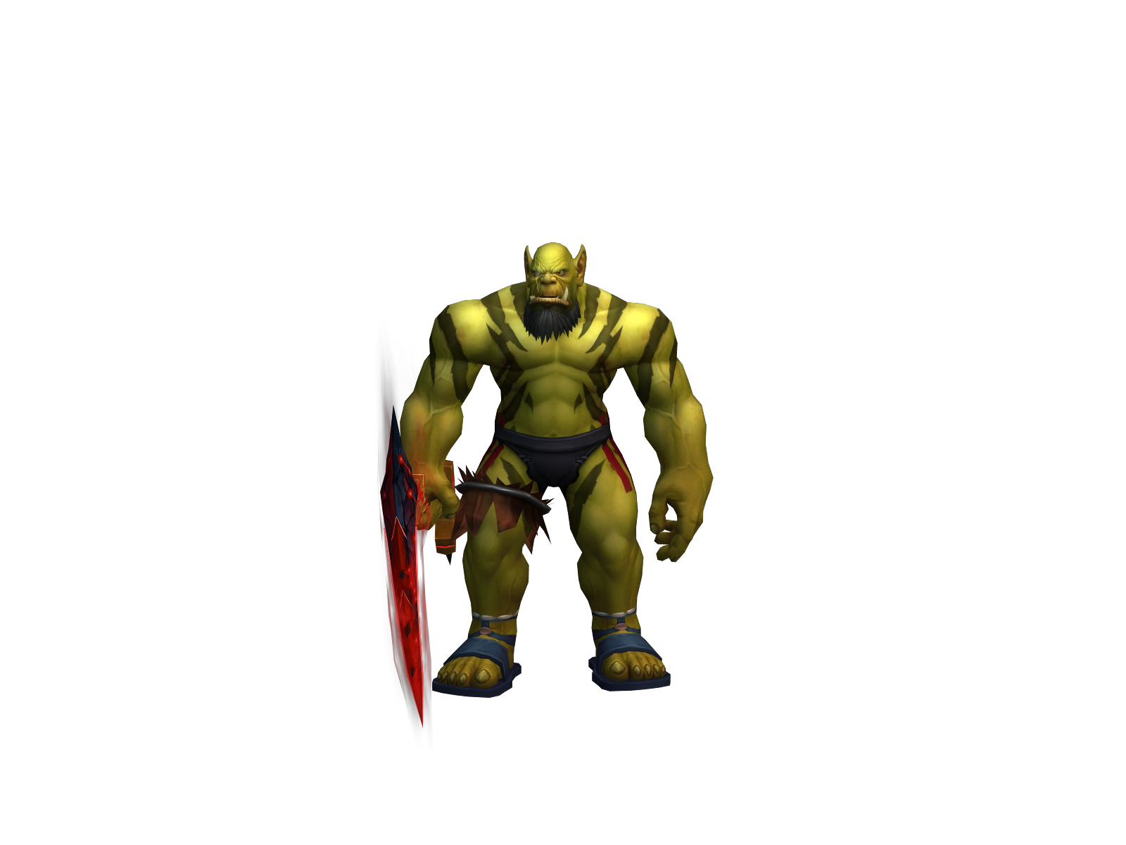 Brown 3D character render