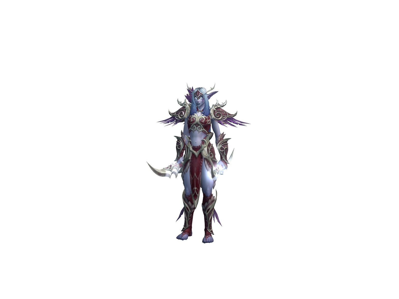 Whiteharte 3D character render