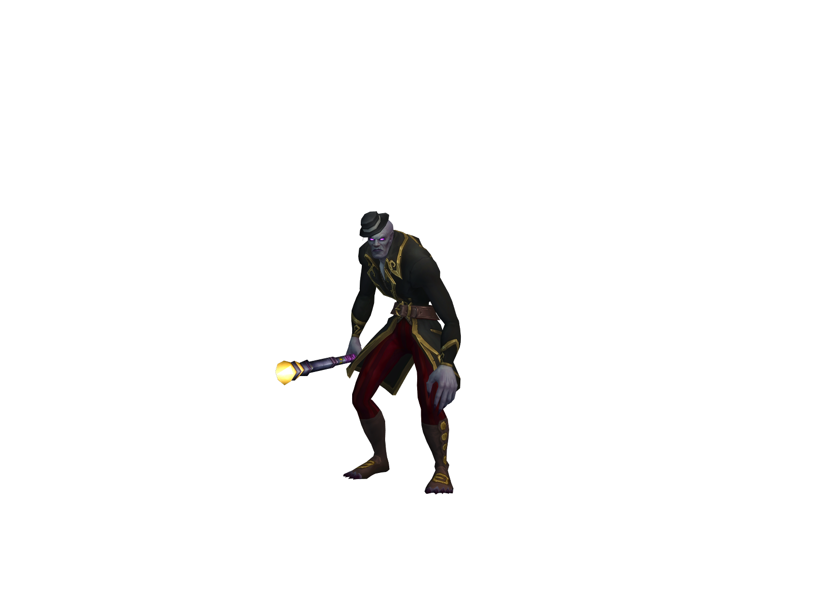 Preast 3D character render