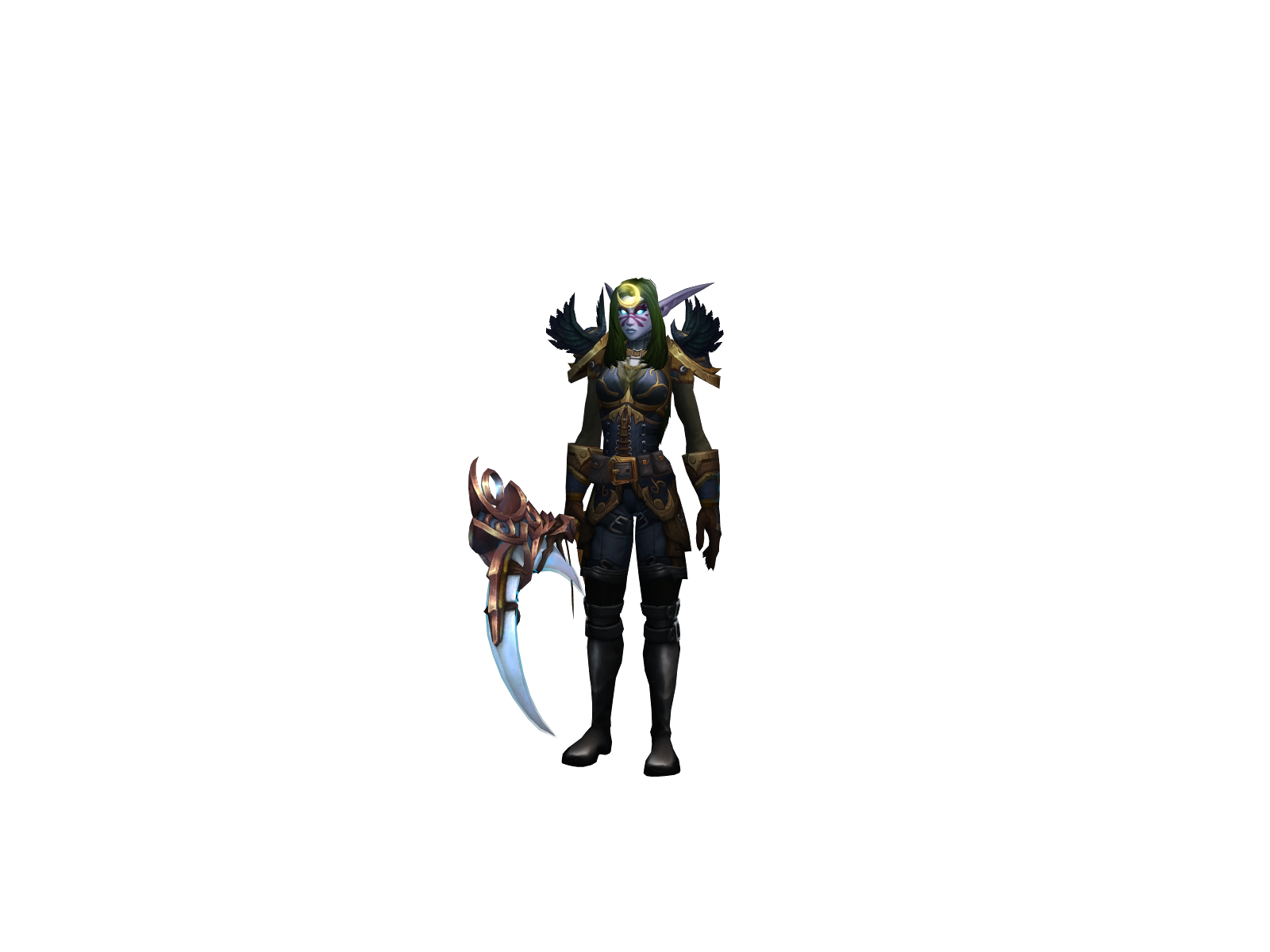 Vyséra 3D character render