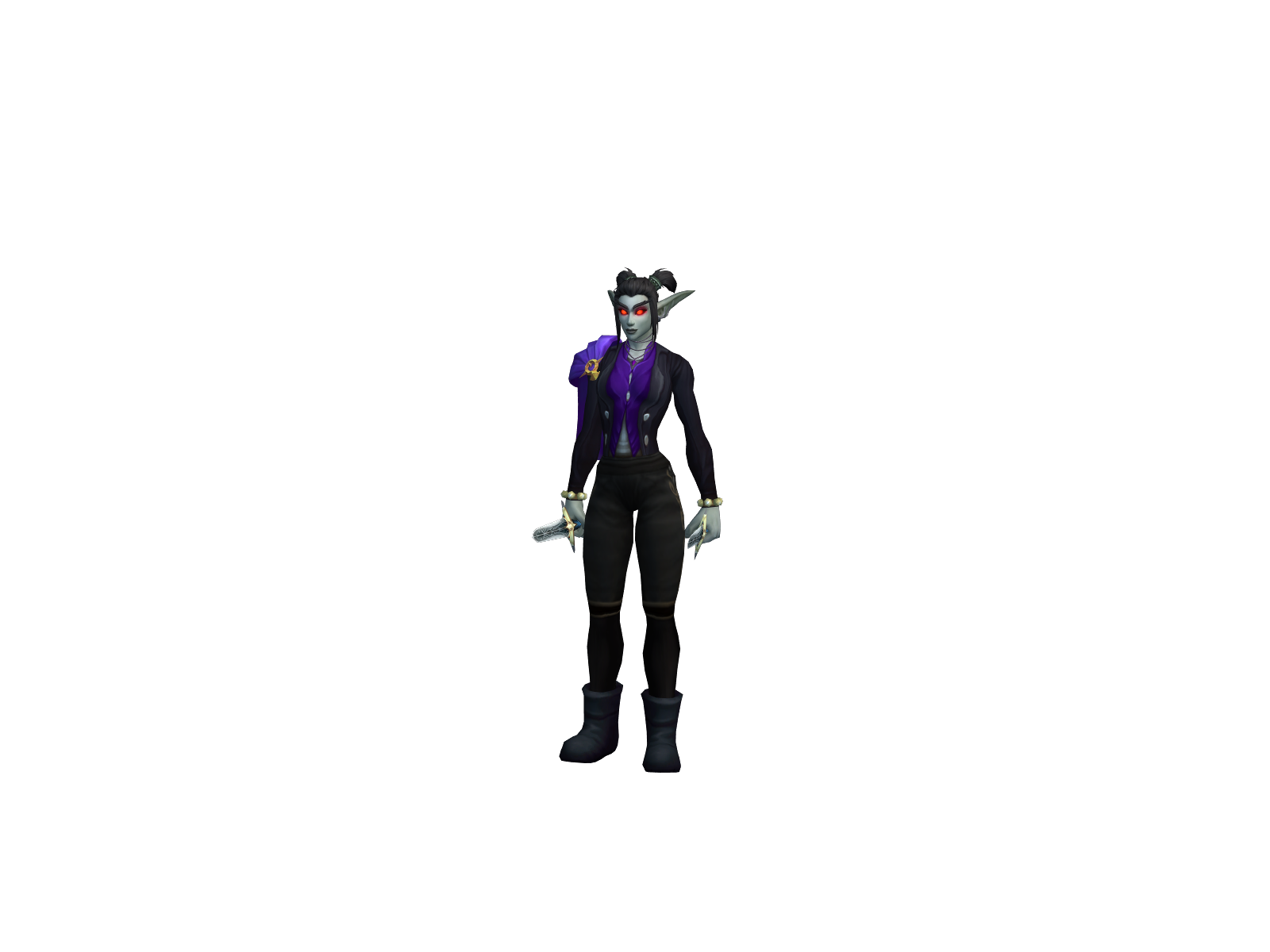Hoodworm 3D character render