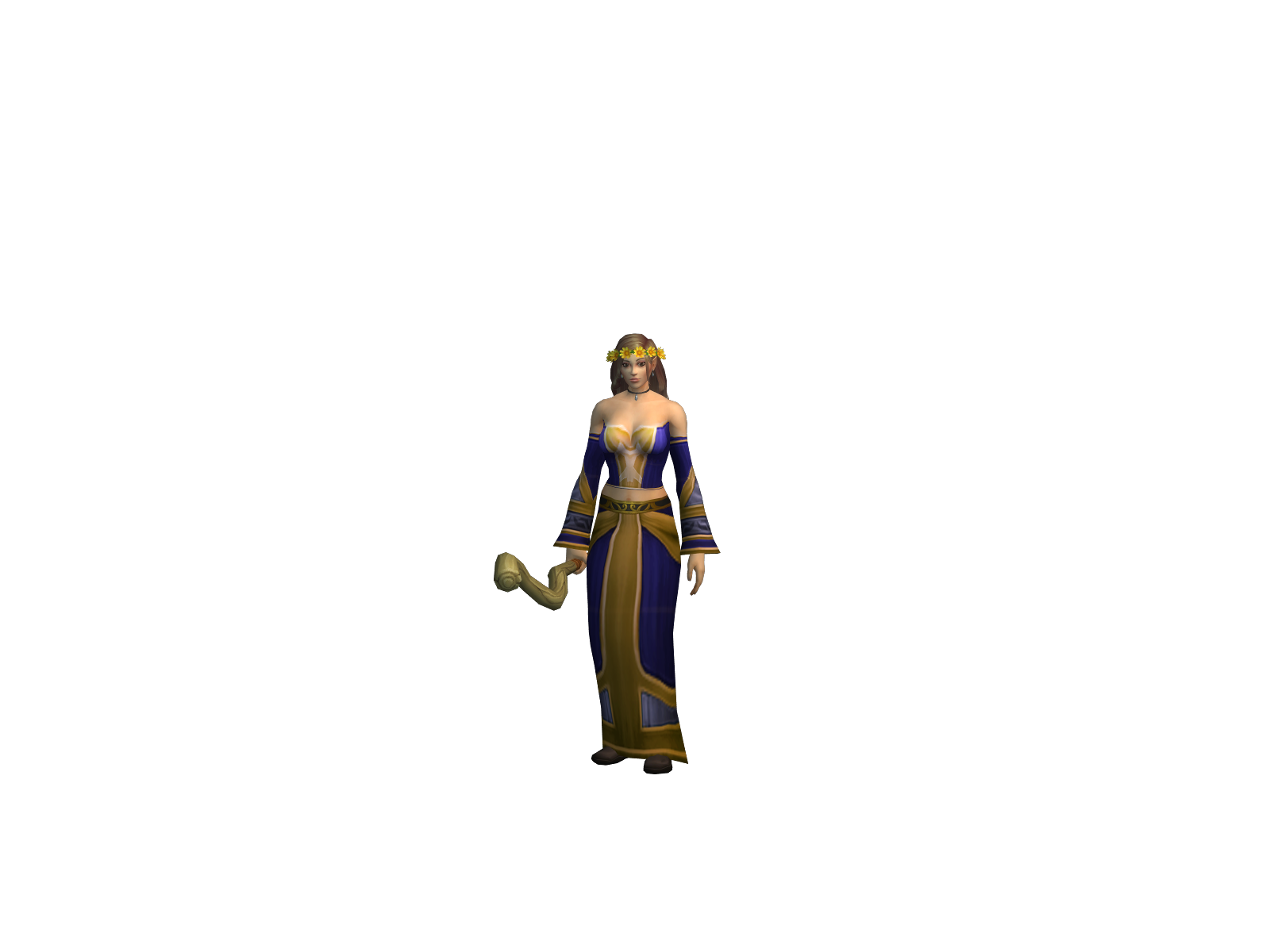Brinalette 3D character render