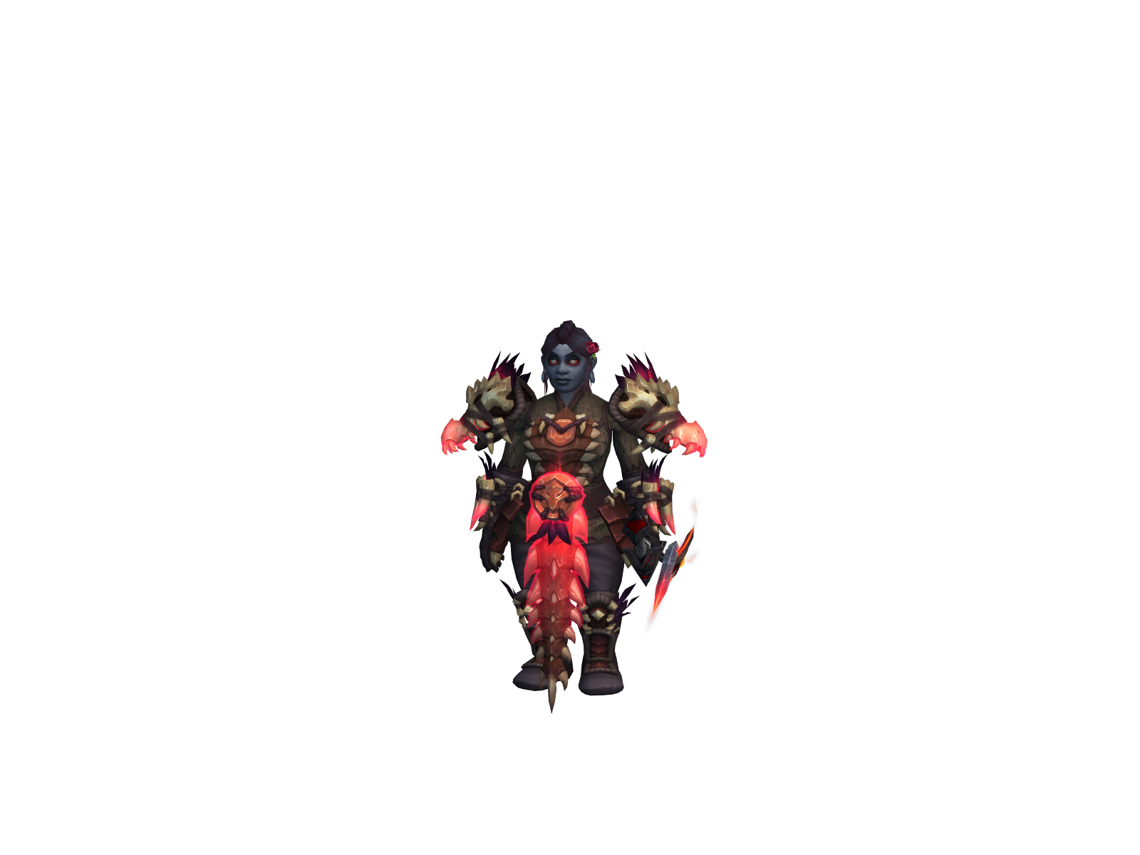 Ihatemyselfx 3D character render