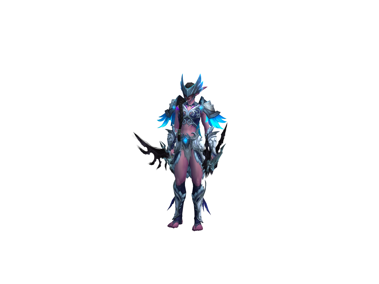 Gloomraven 3D character render