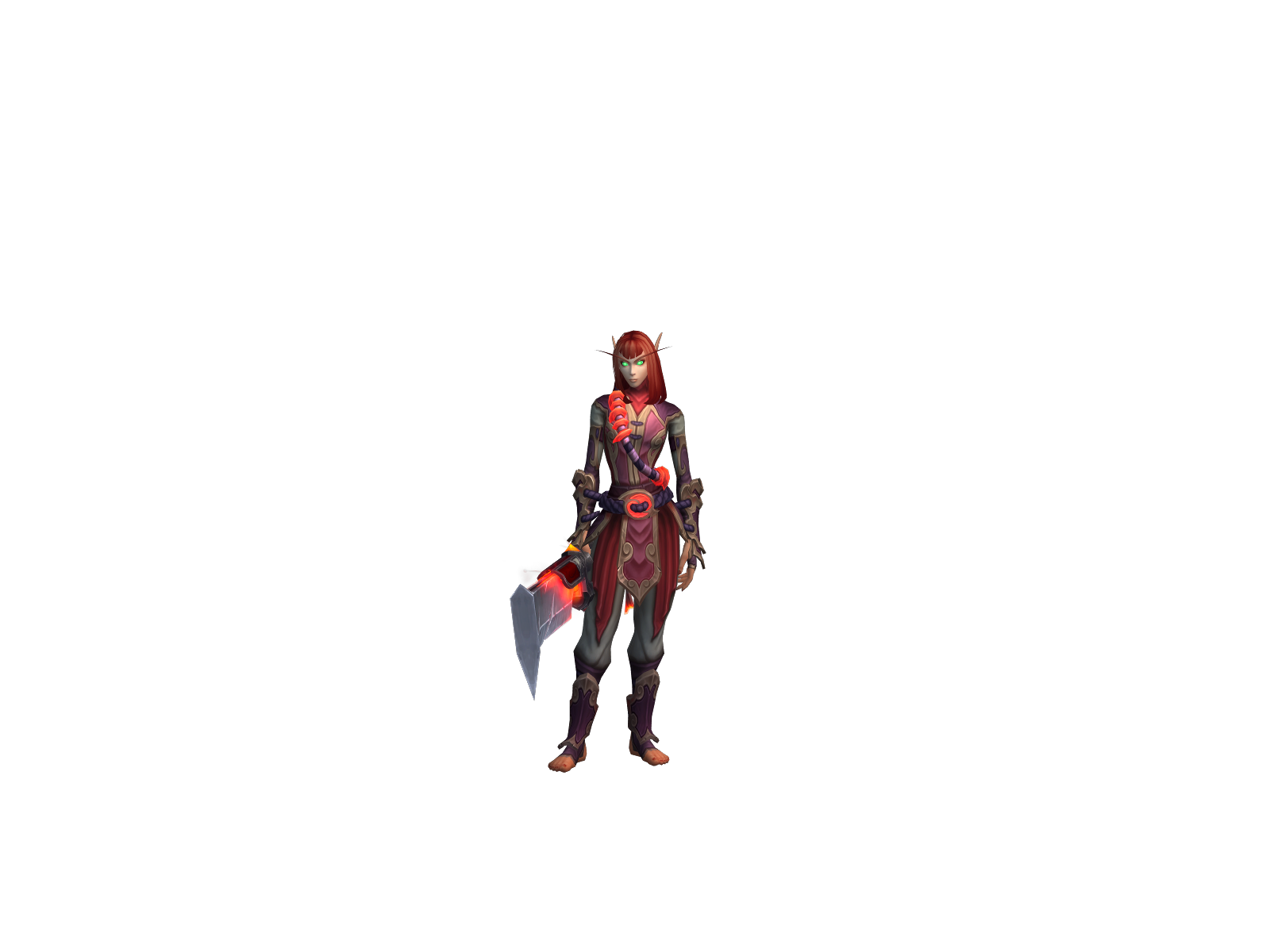 Ðrey 3D character render