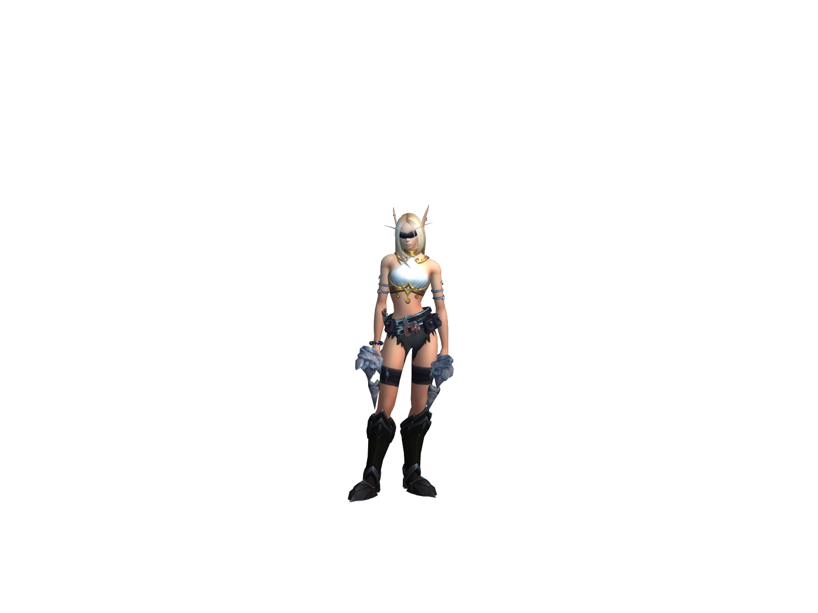 Oliviarósé 3D character render