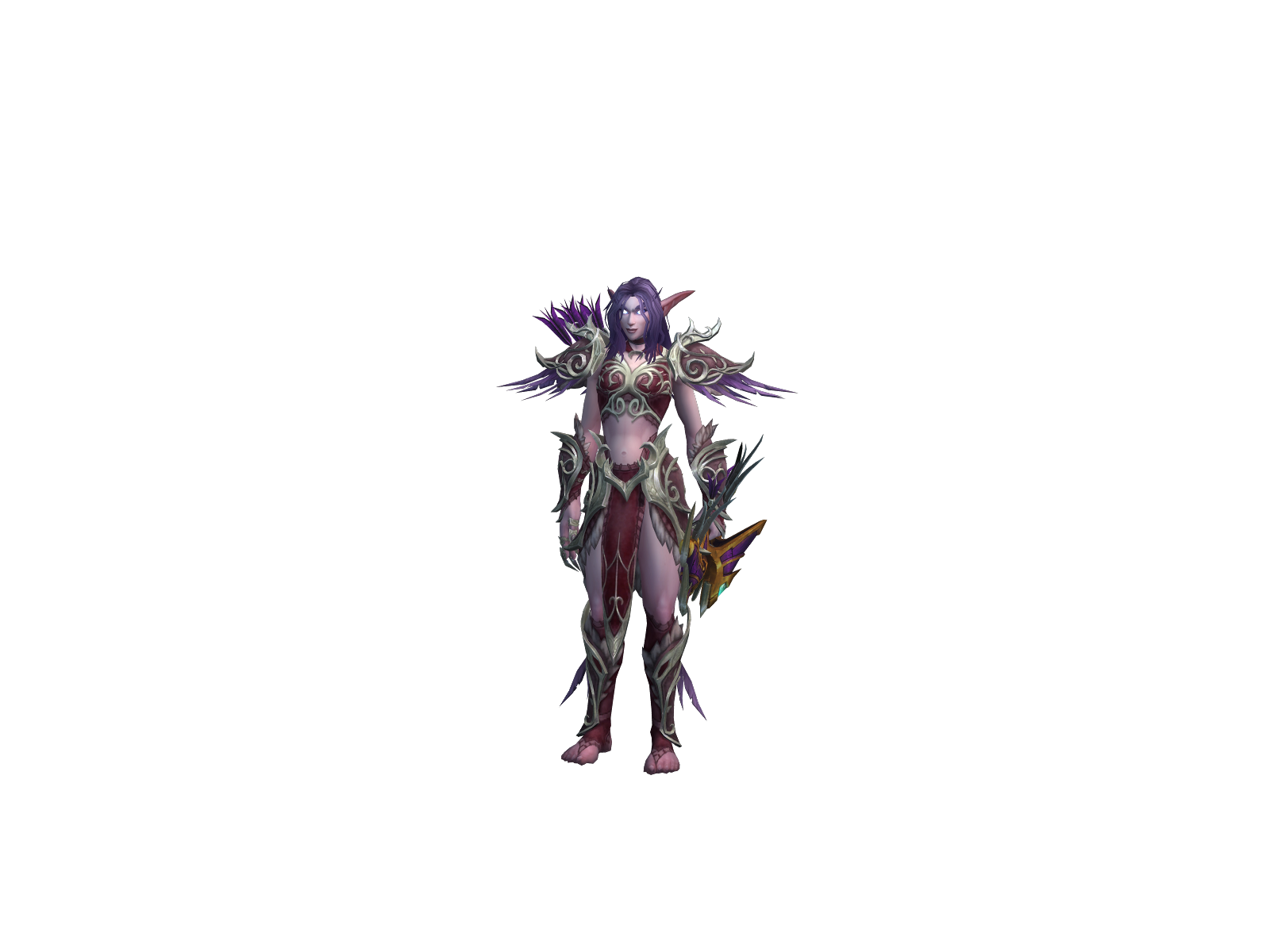 Sylrinia 3D character render