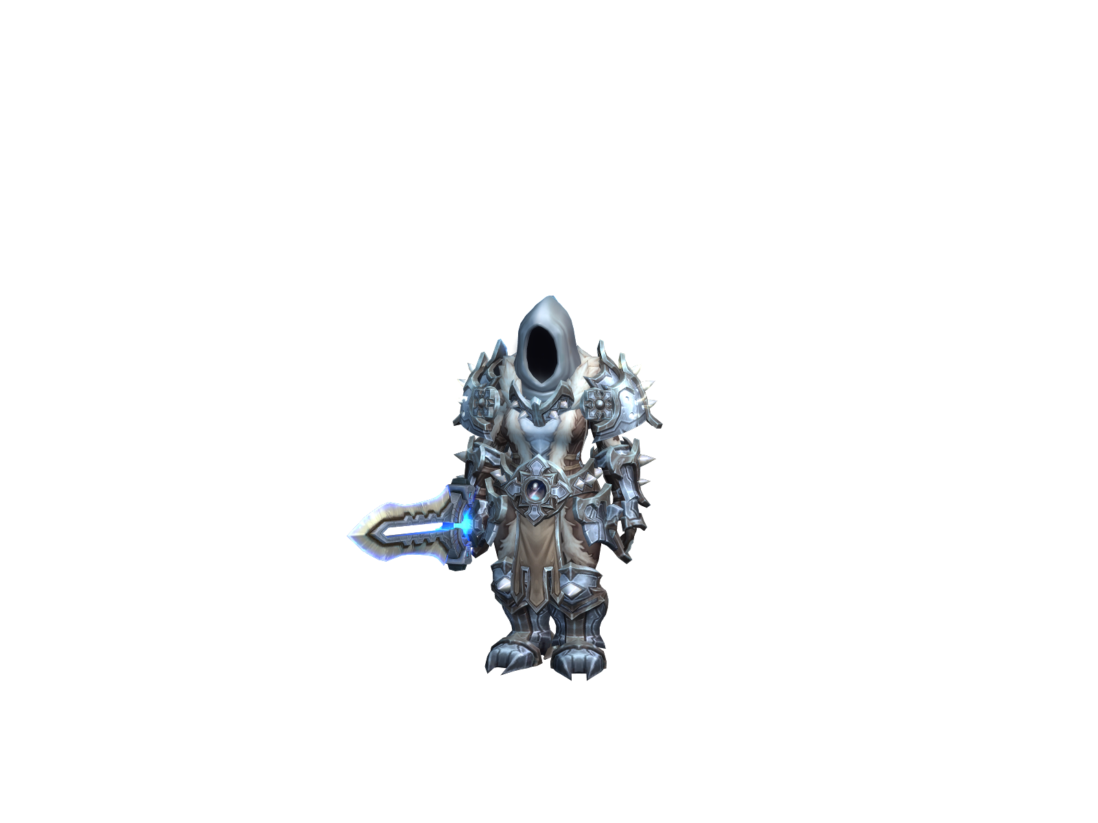 Sacrîficio 3D character render