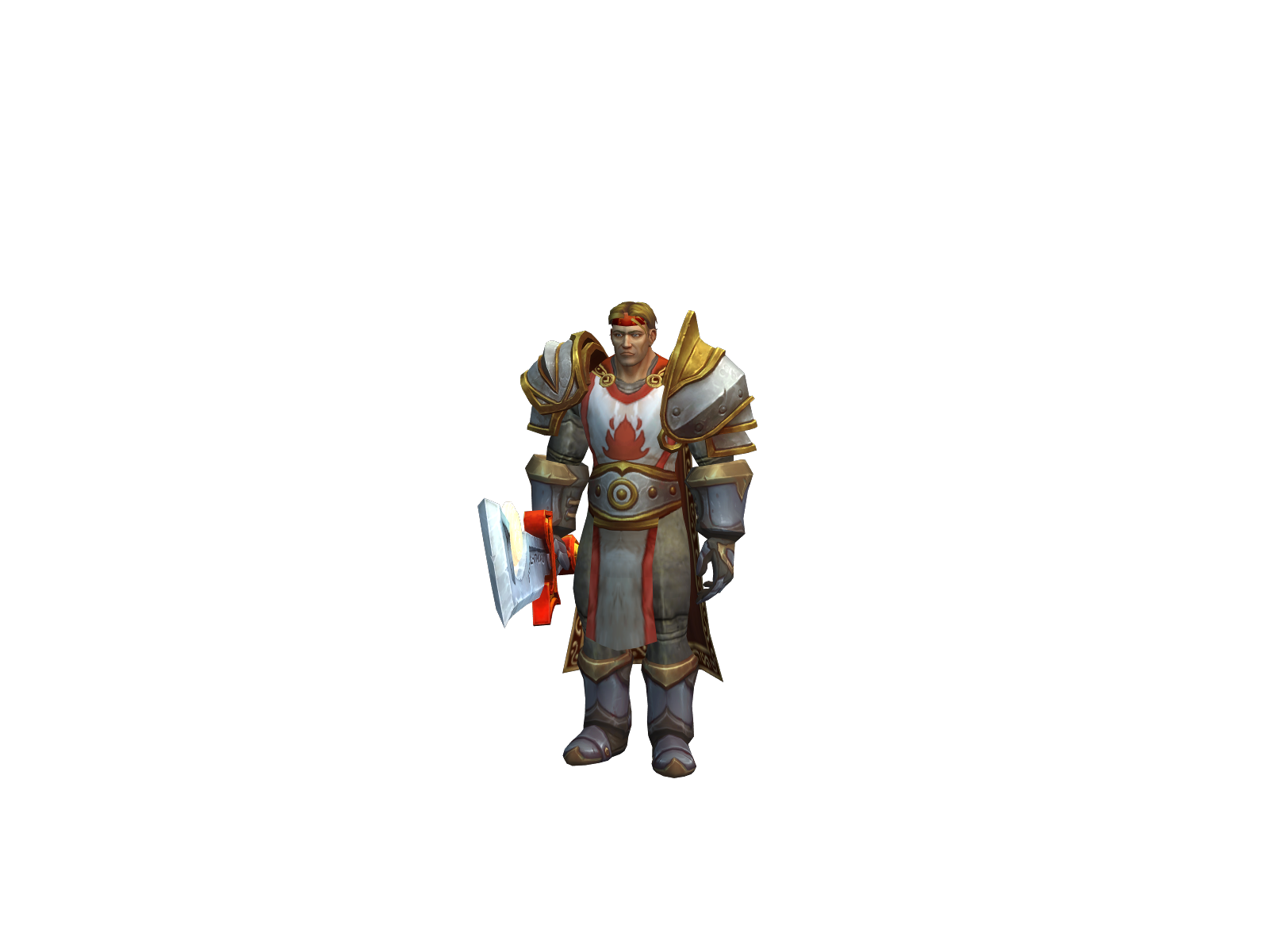 Benoit 3D character render