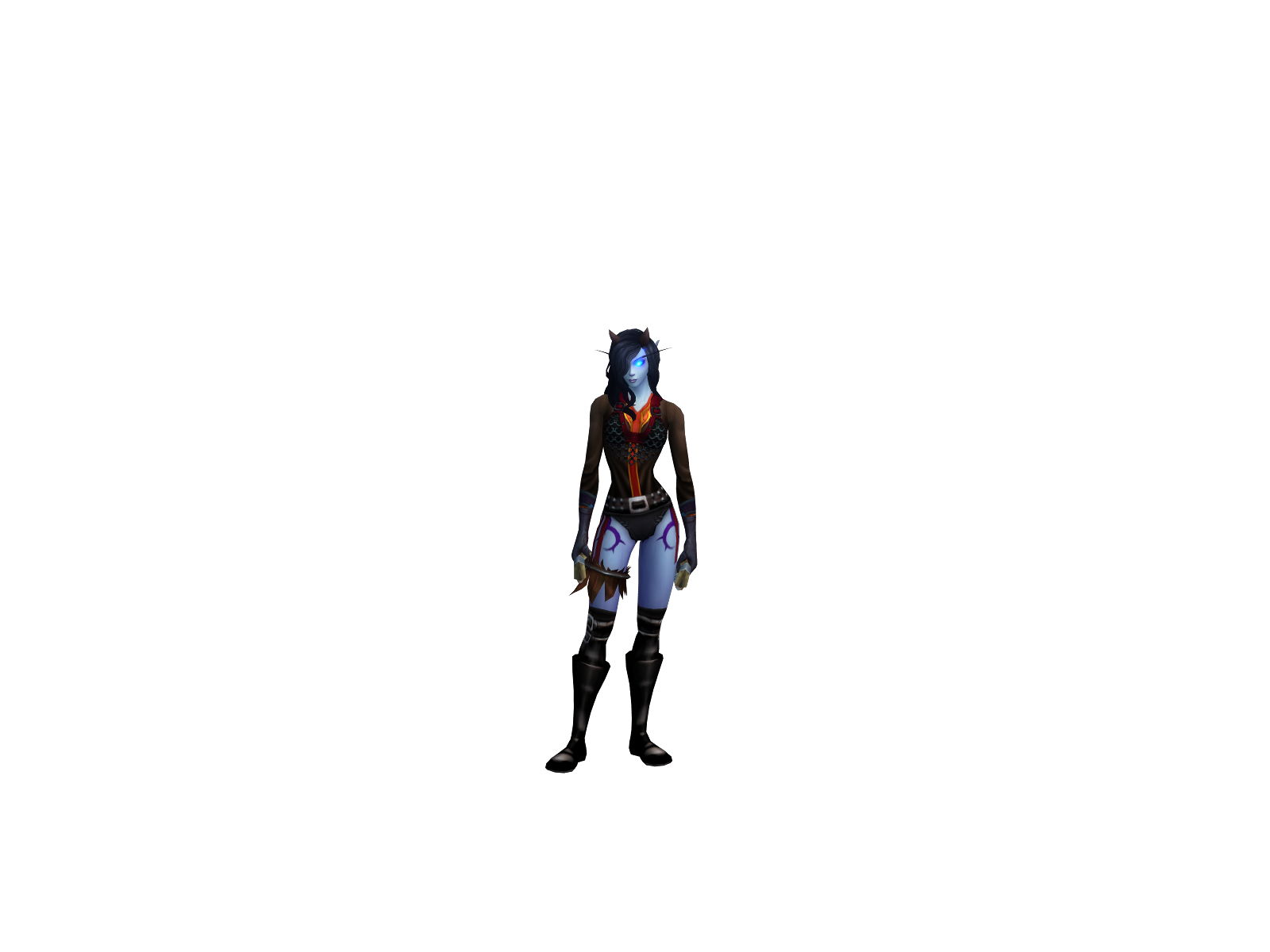 Voidsparkles 3D character render