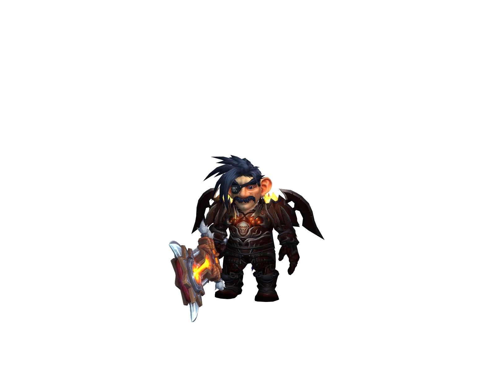 Momslilglad 3D character render