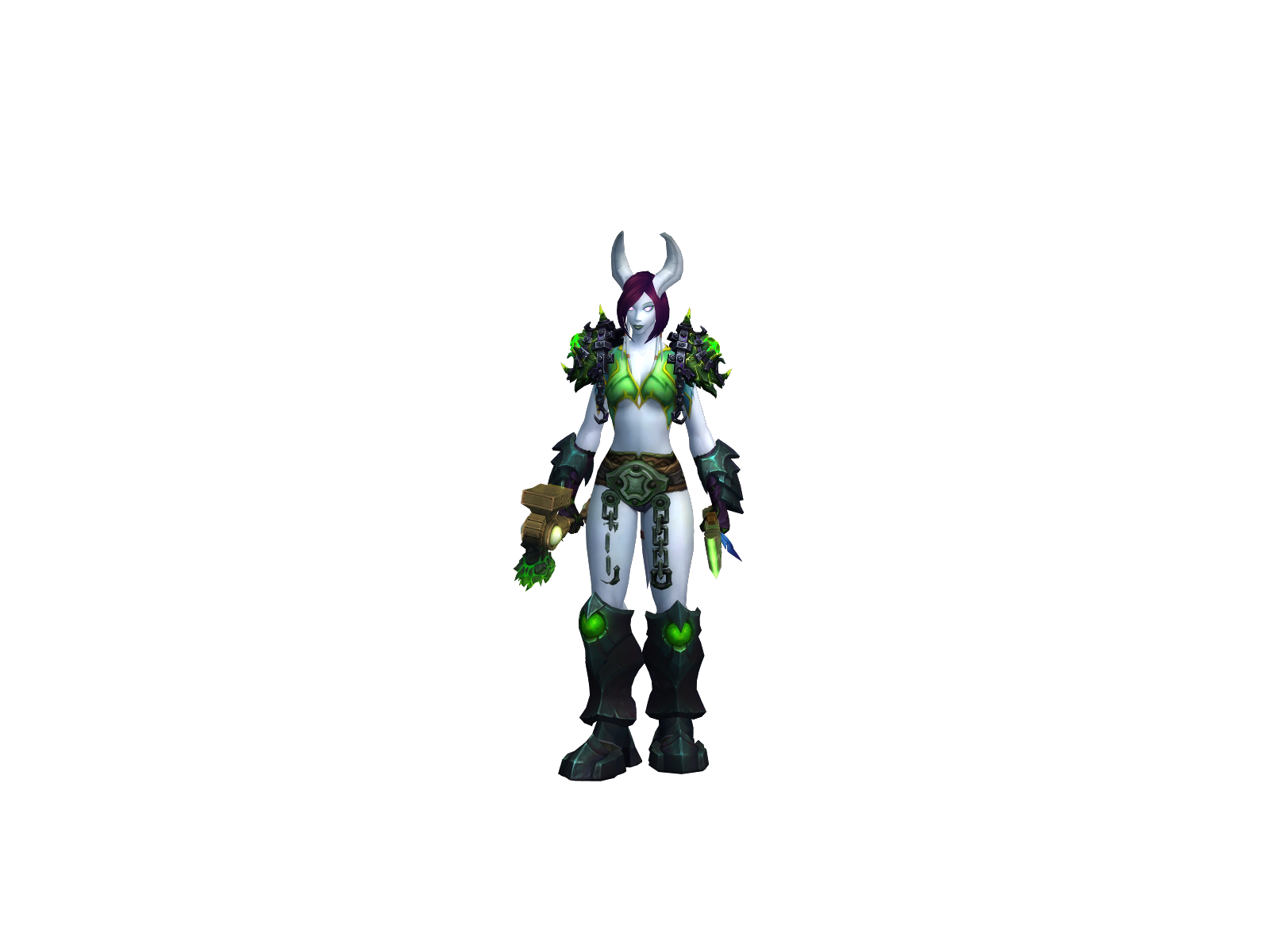 Helleminty 3D character render