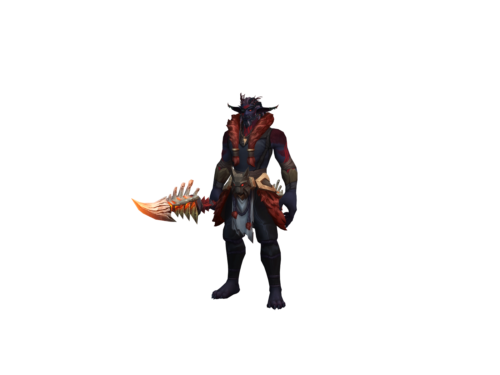 Haratidruid 3D character render