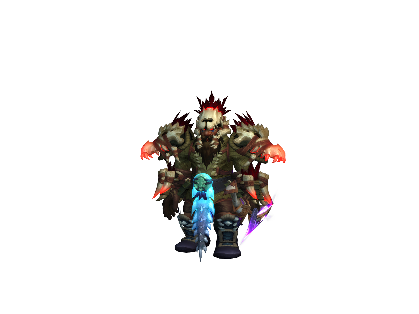 Blownoutmuff 3D character render