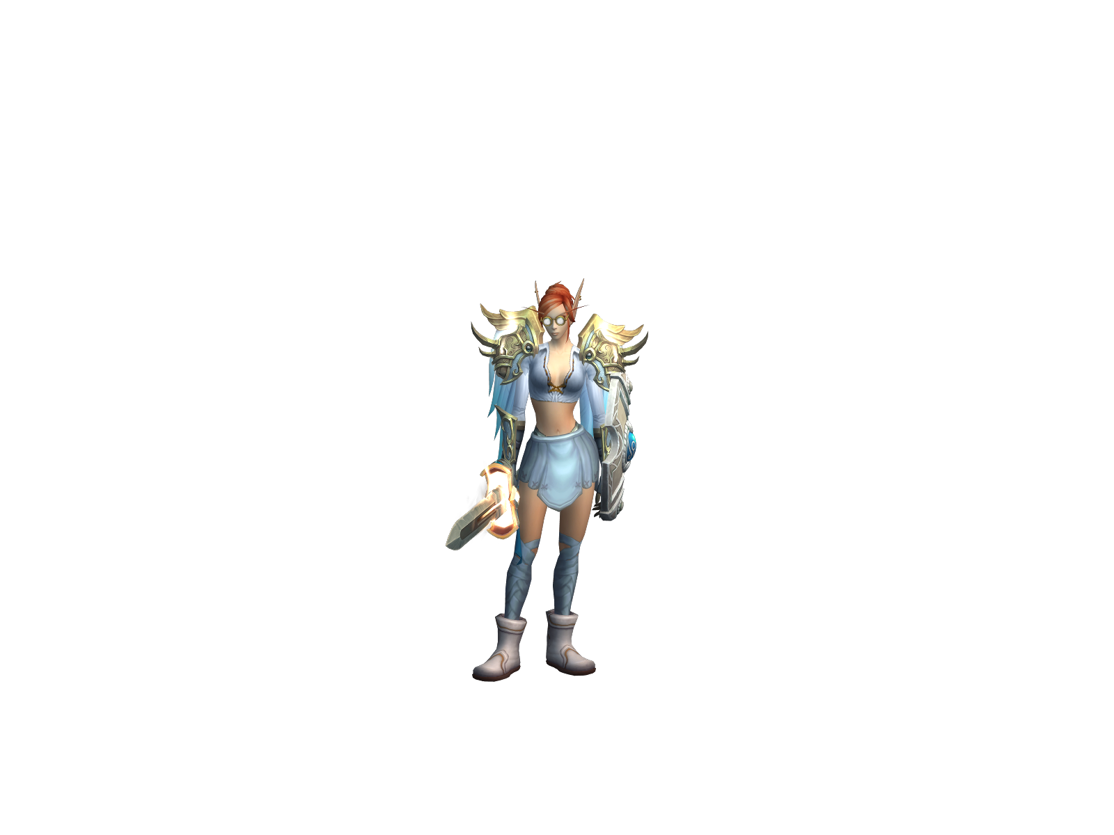 Ikkii 3D character render
