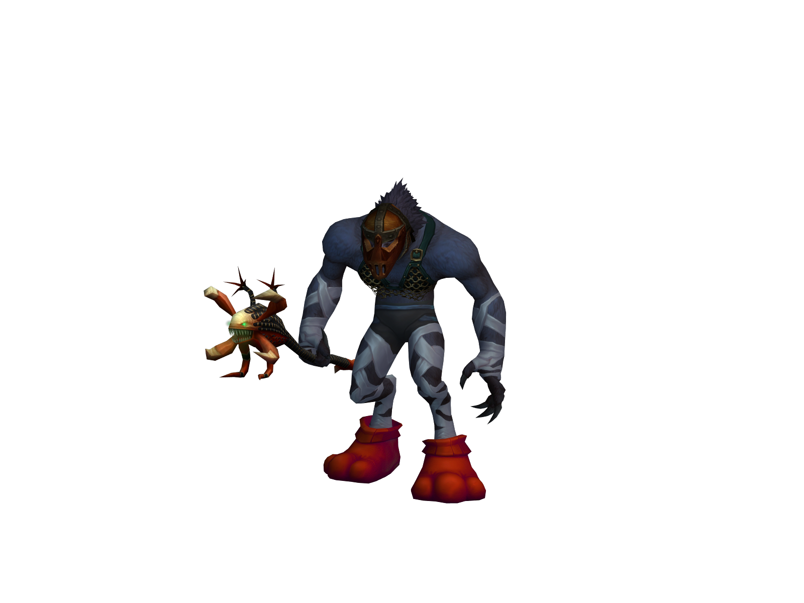 Bloodypaw 3D character render