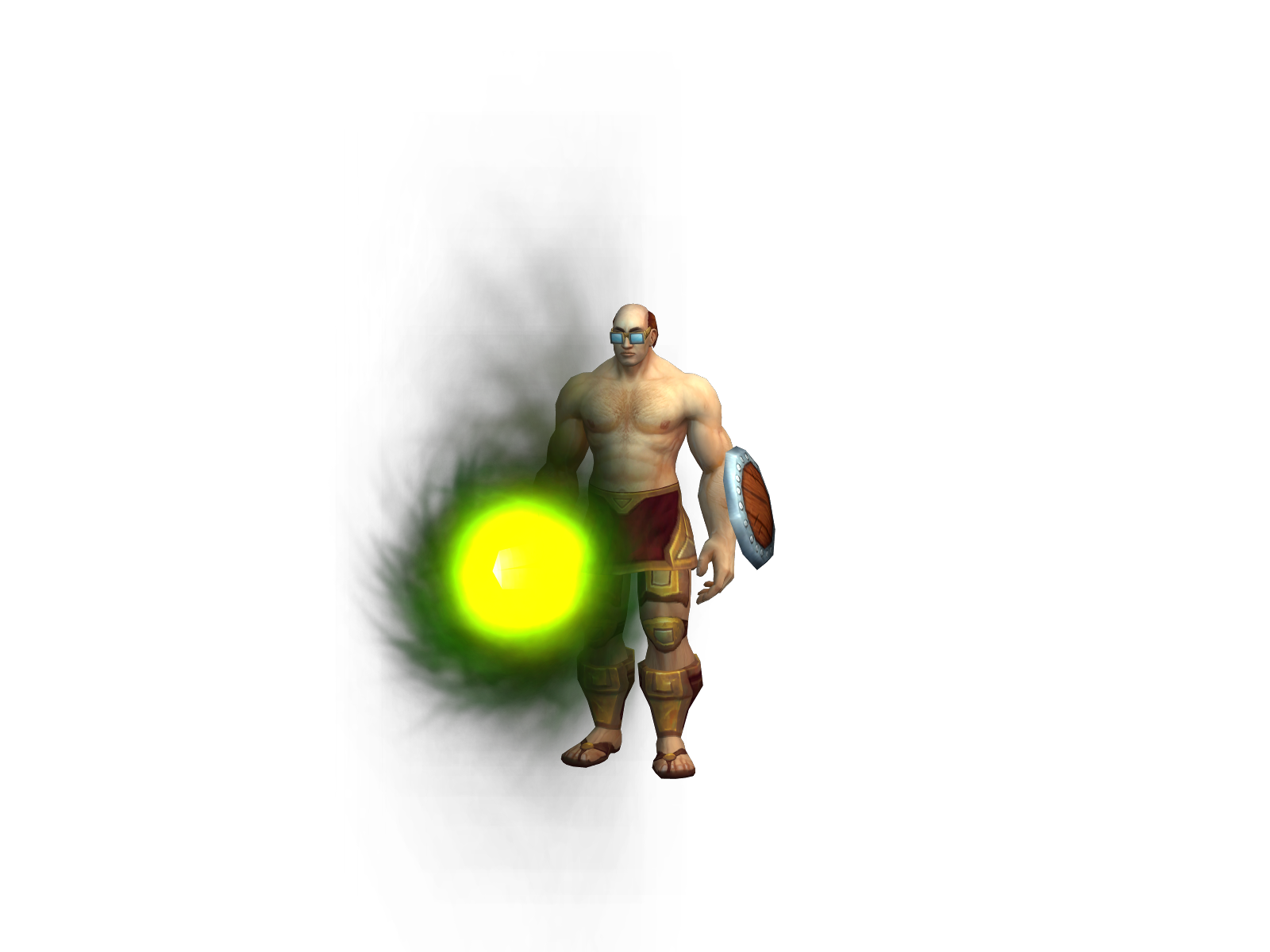 Ruminating 3D character render