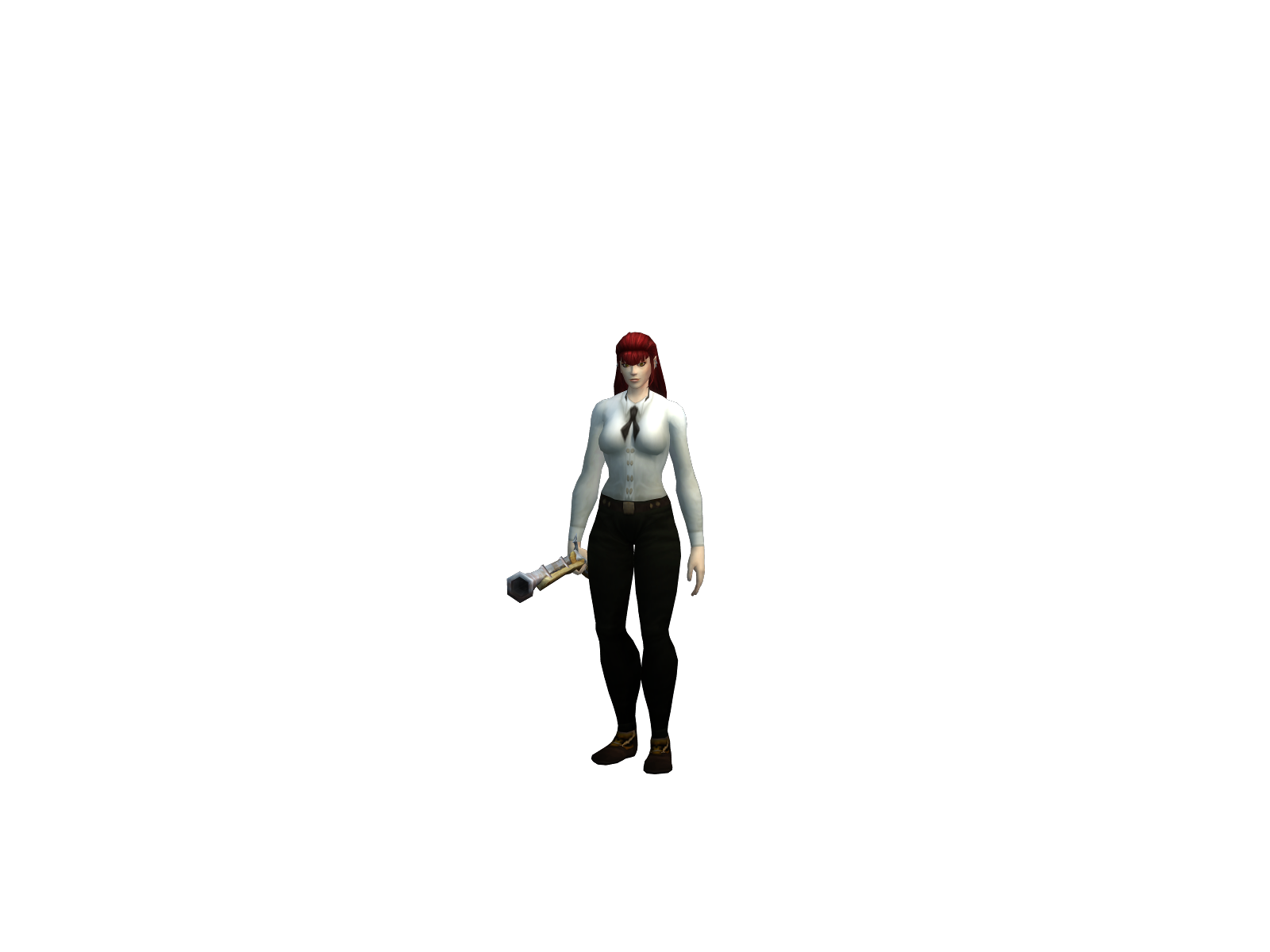 Hawkmoneye 3D character render