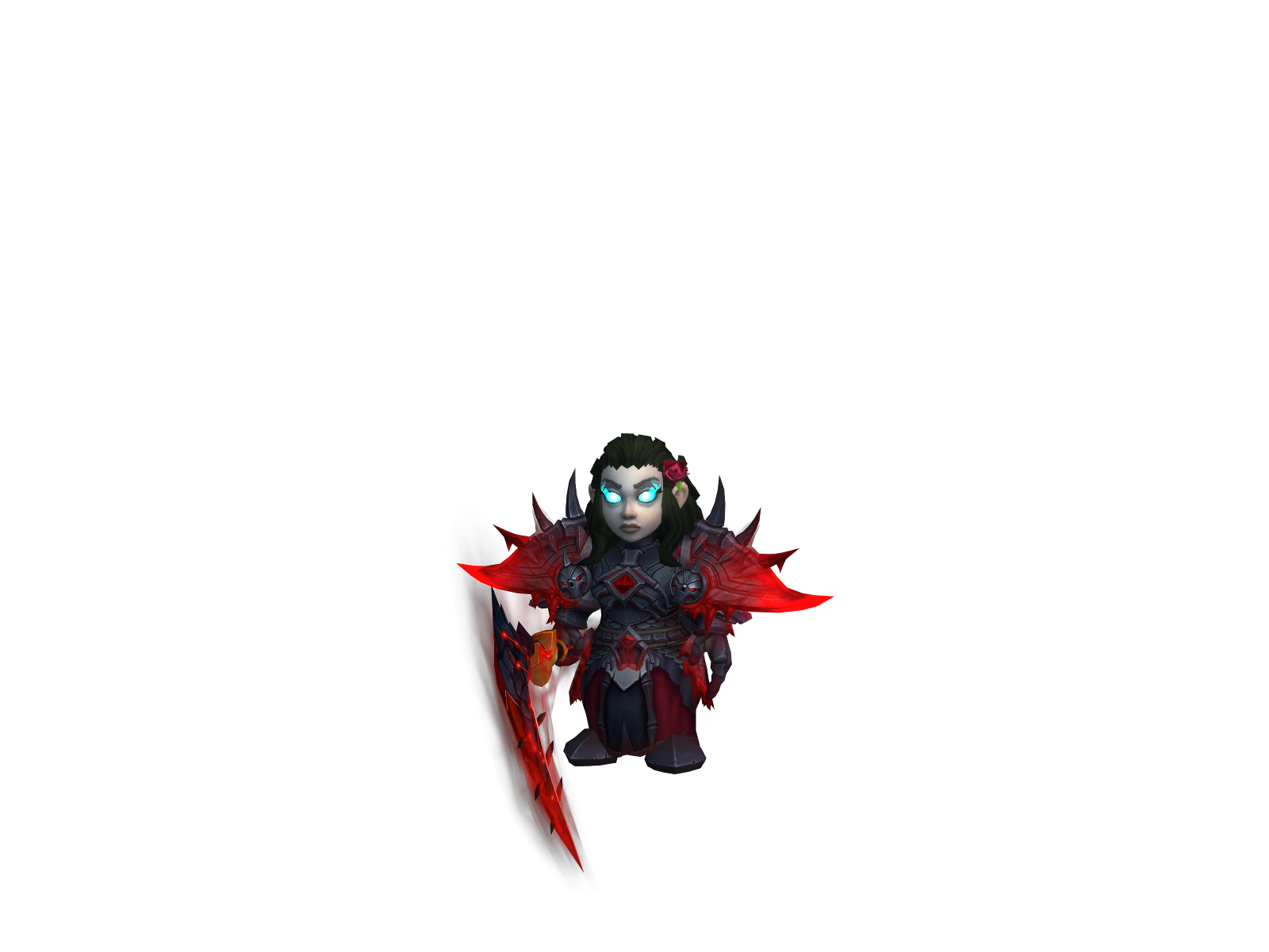 Menalise 3D character render