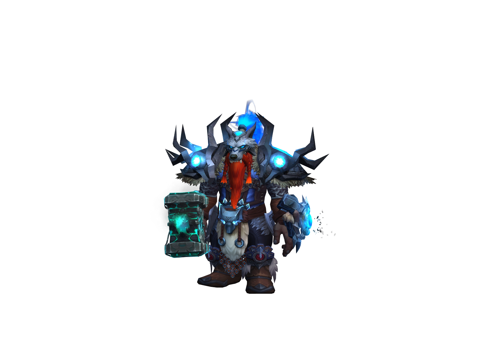 Mullten 3D character render
