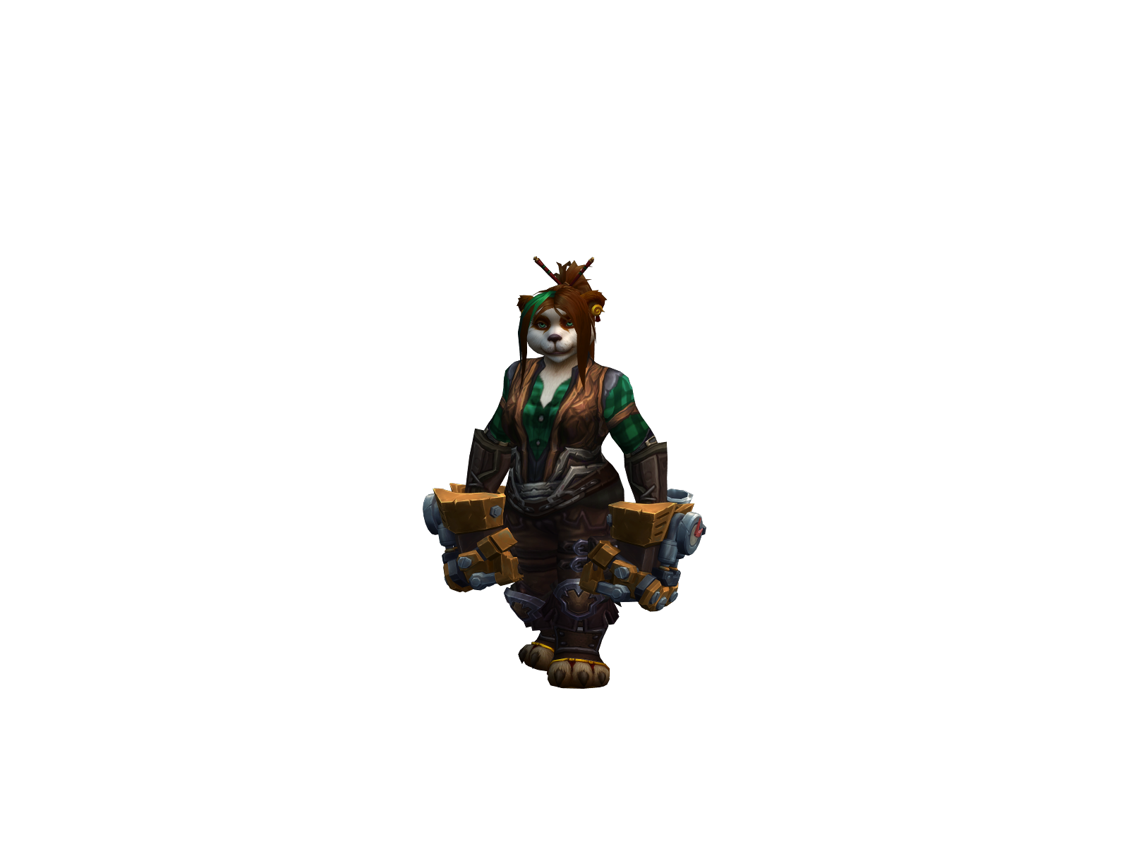 Peki 3D character render