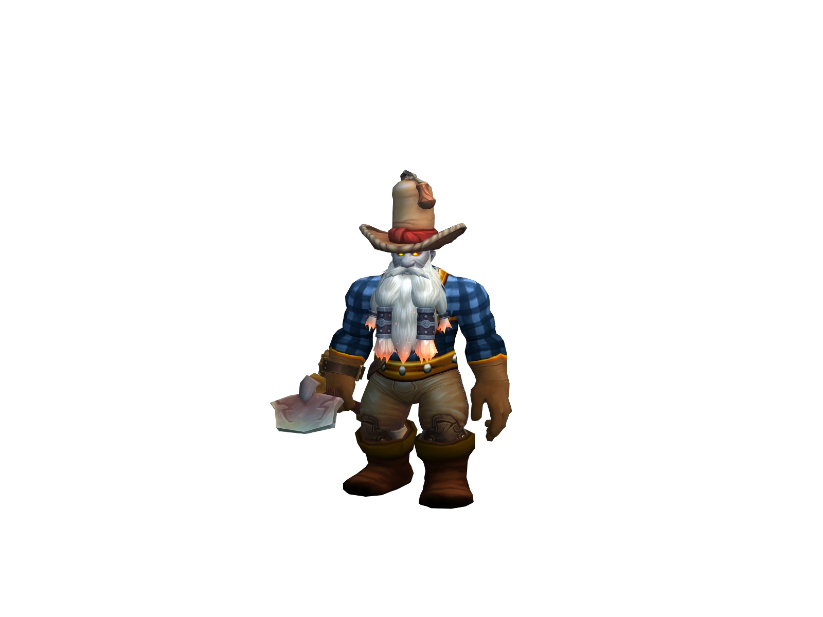 Bigredsurfer 3D character render