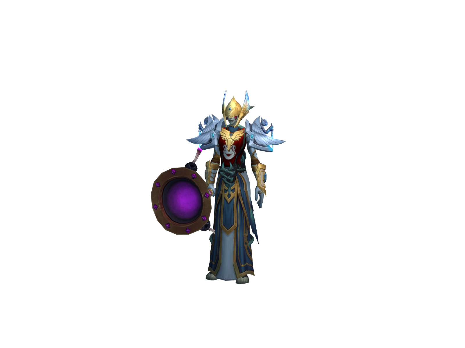 Nunwithagun 3D character render