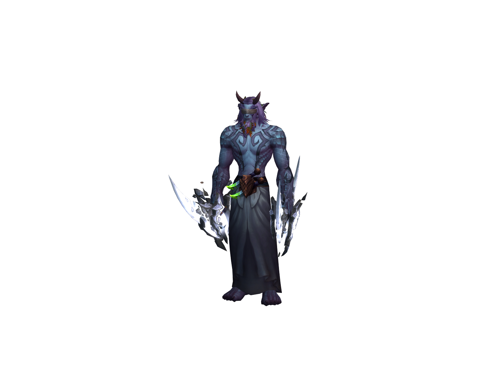 Blinds 3D character render