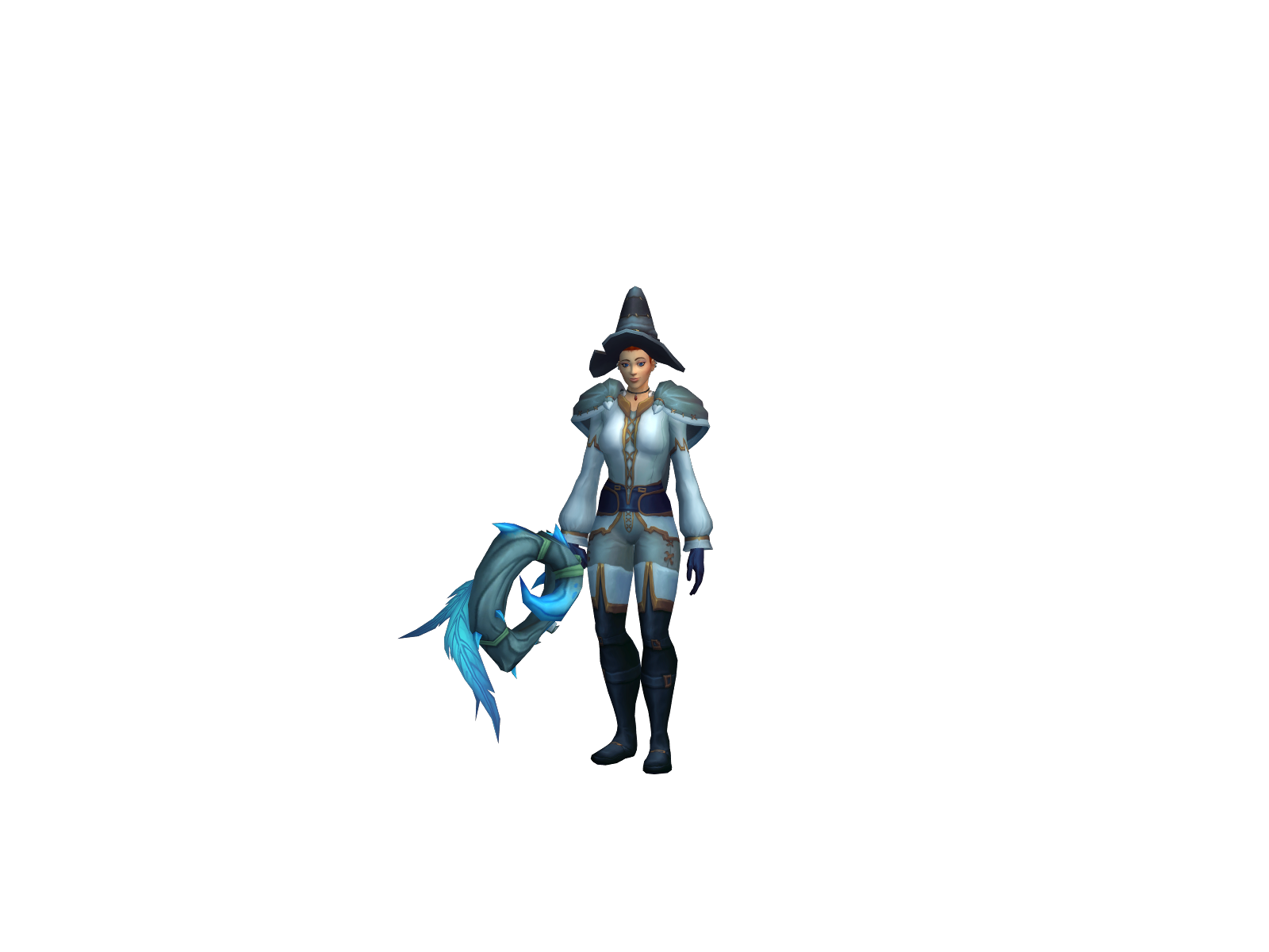 Grayvs 3D character render
