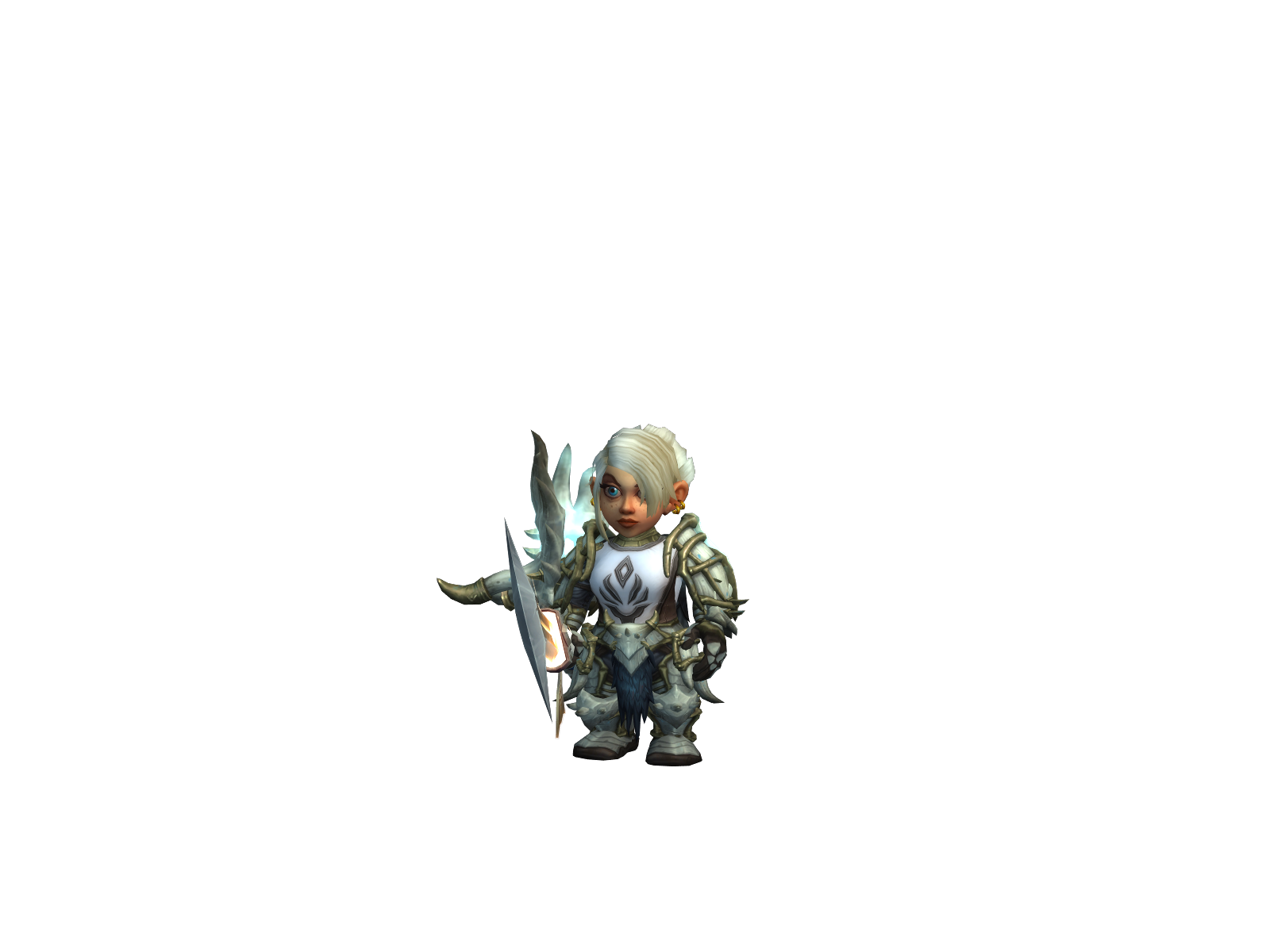 Brainlessape 3D character render