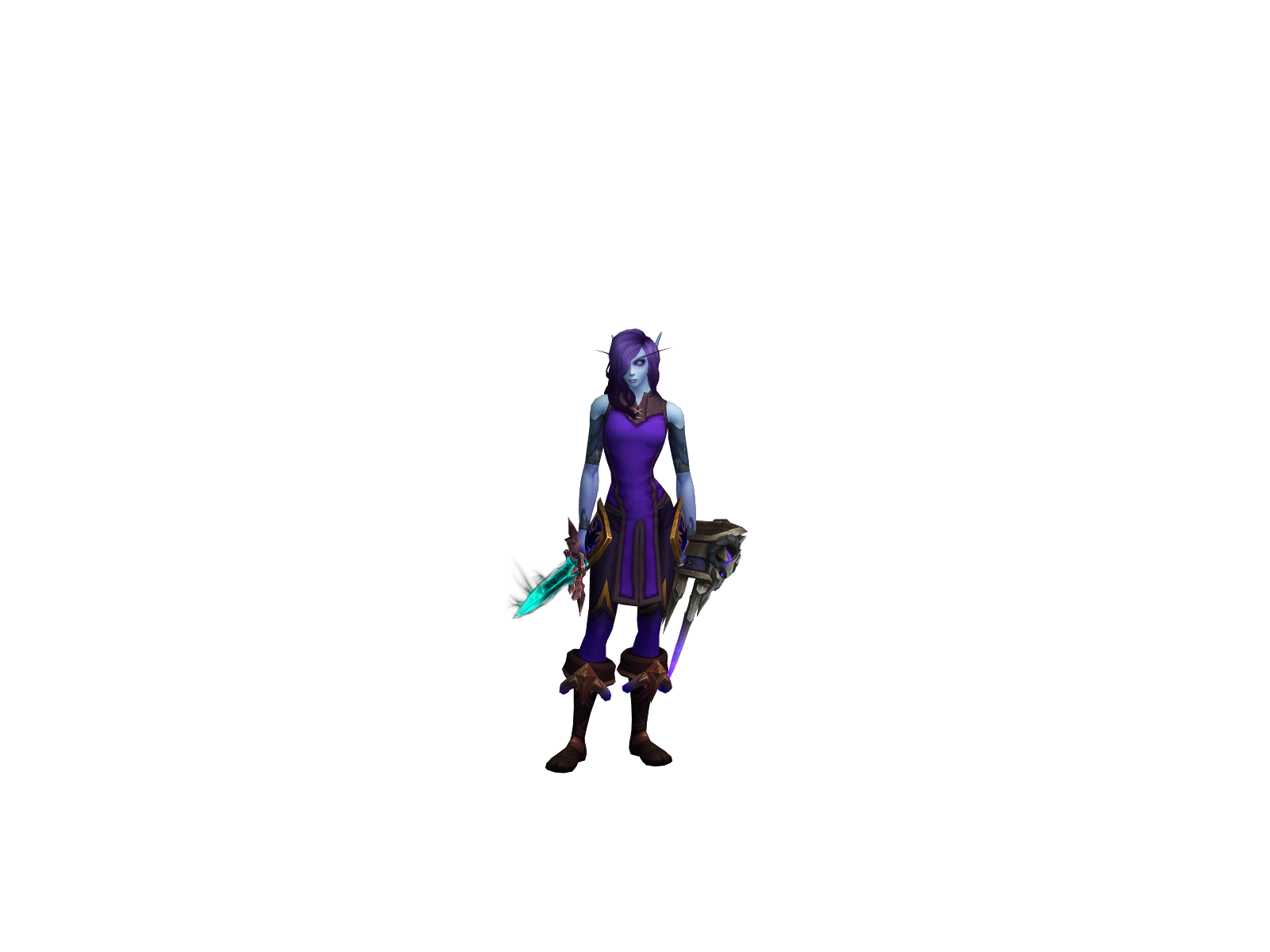 Cynamin 3D character render